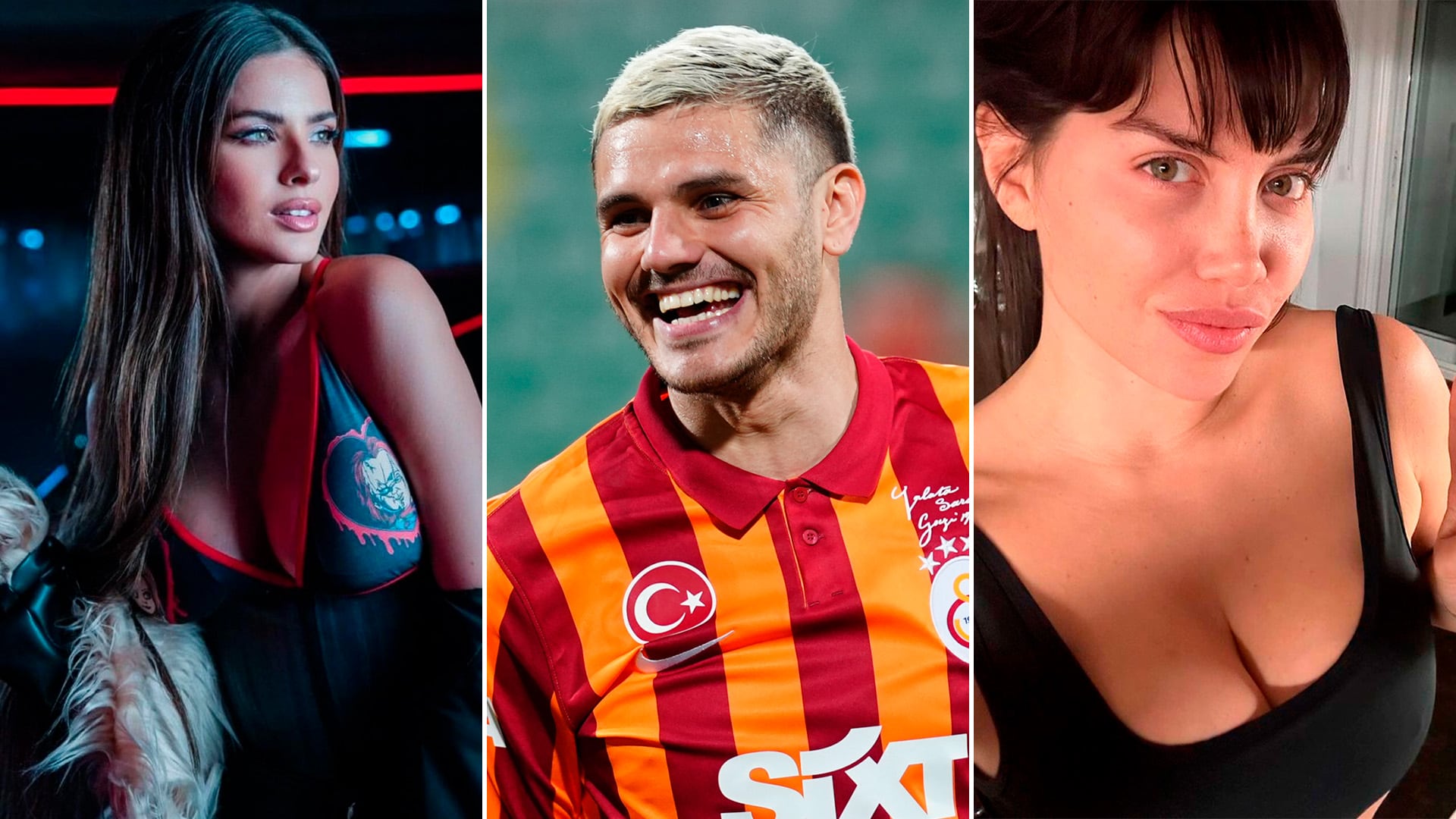 China Suárez, Mauro Icardi, Wanda Nara