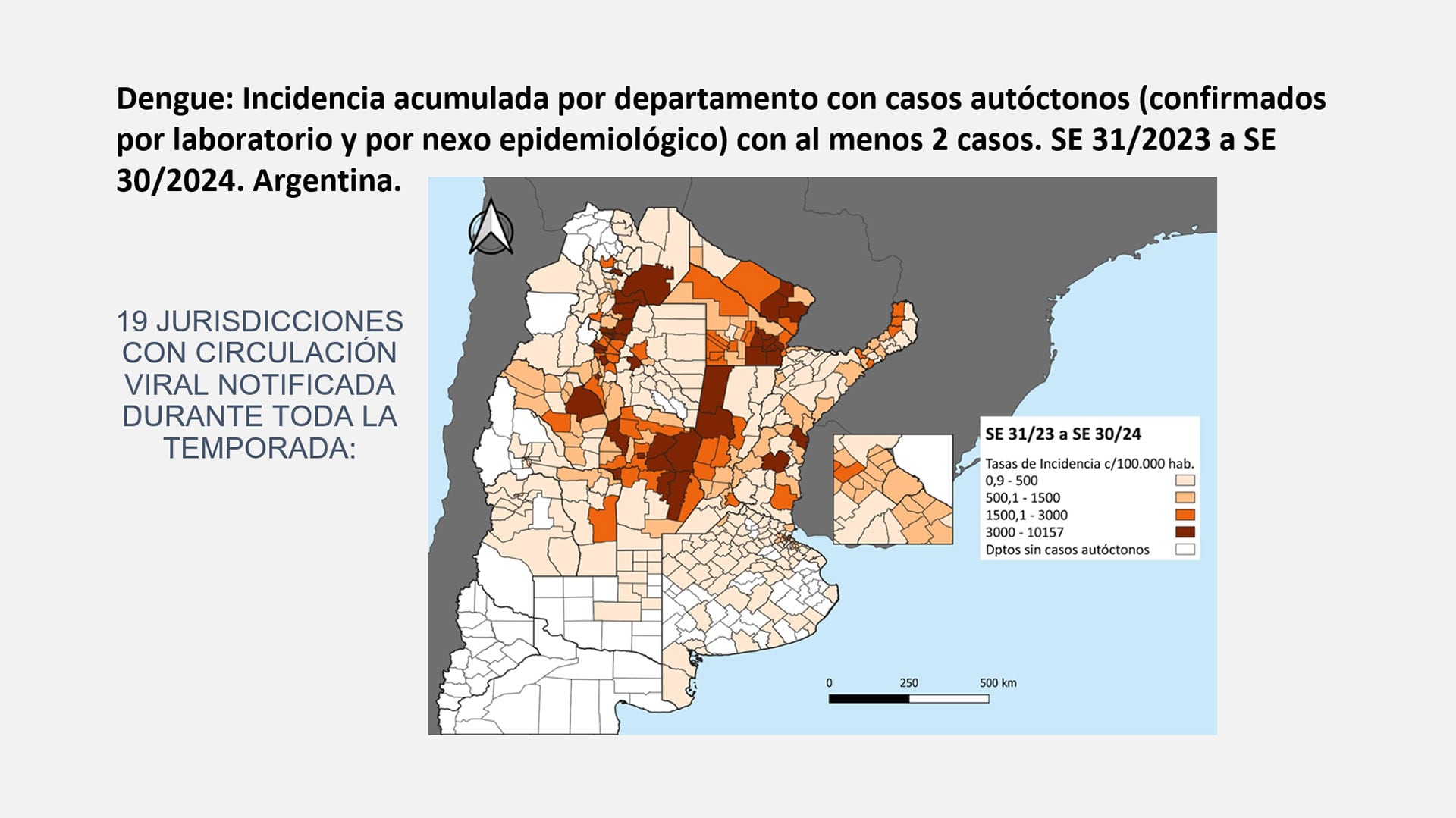 tasa de incidencia dengue argentina