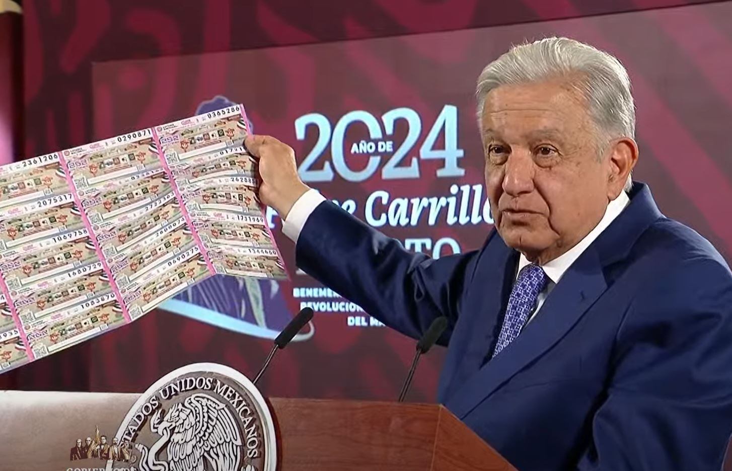 Lotería AMLO