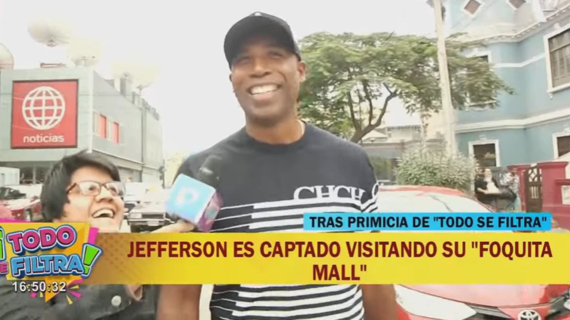 'Cuto' Guadalupe se mostró contento con la nueva inversión de Jefferson Farfán. Captura/Panamericana TV