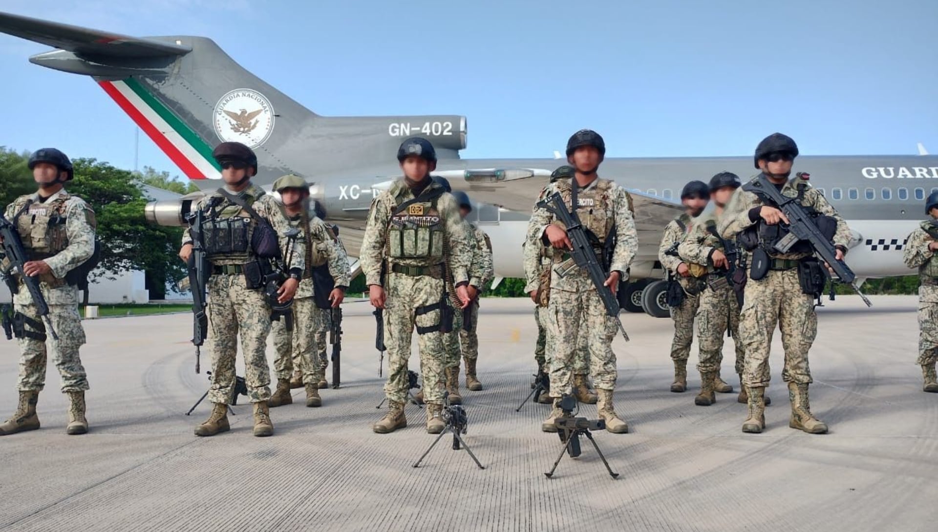 Los agentes de Fuerzas Especiales llegaron a Culiacán en dos aeronaves. (Sedena)