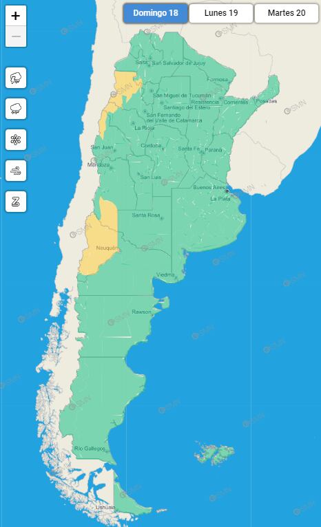 SMN clima Día del Niño alertas