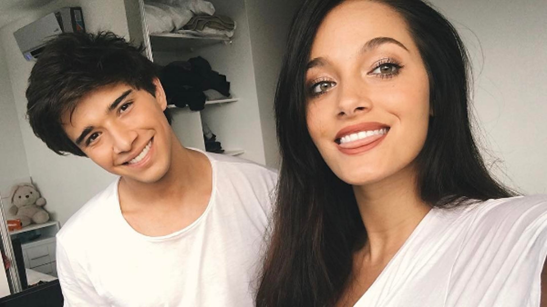 Oriana y su exnovio, quien en ese entonces causaban furor entre los adolescentes del momento (Instagram)