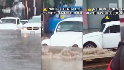 “Está poderoso”: Vocho impacta a usuarios de redes sociales tras ‘vencer’ las inundaciones en Tecámac, Edomex | VIDEO