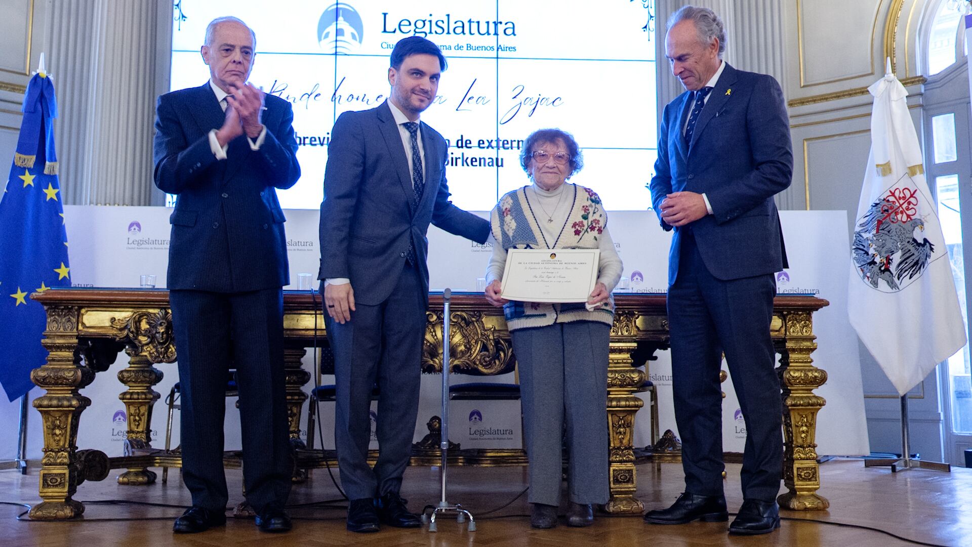 Homenaje a Lea Zajac en la Legislatura de la Ciudad