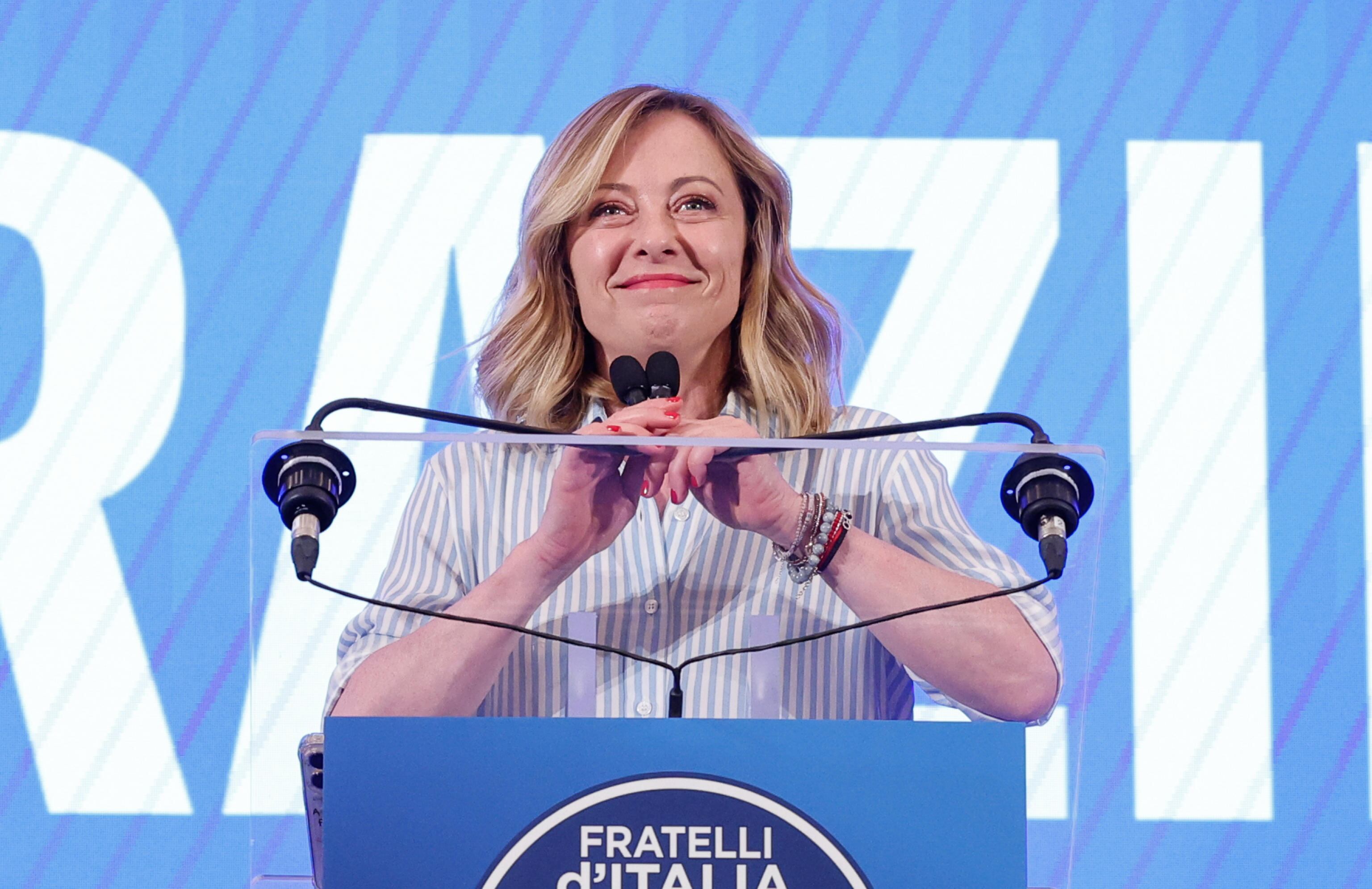 La primera ministra italiana, Giorgia Meloni
