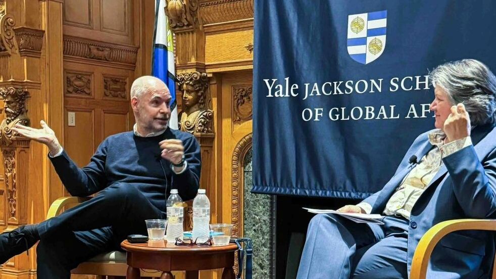 Larreta en universidad de Estados Unidos