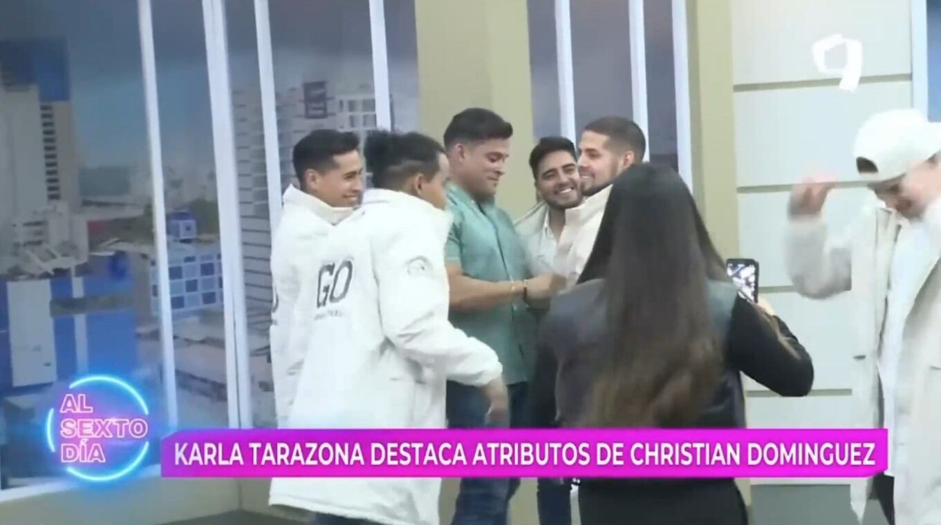 Karla Tarazona confiesa atracción por Christian Domínguez. (Captura: Al Sexto día)