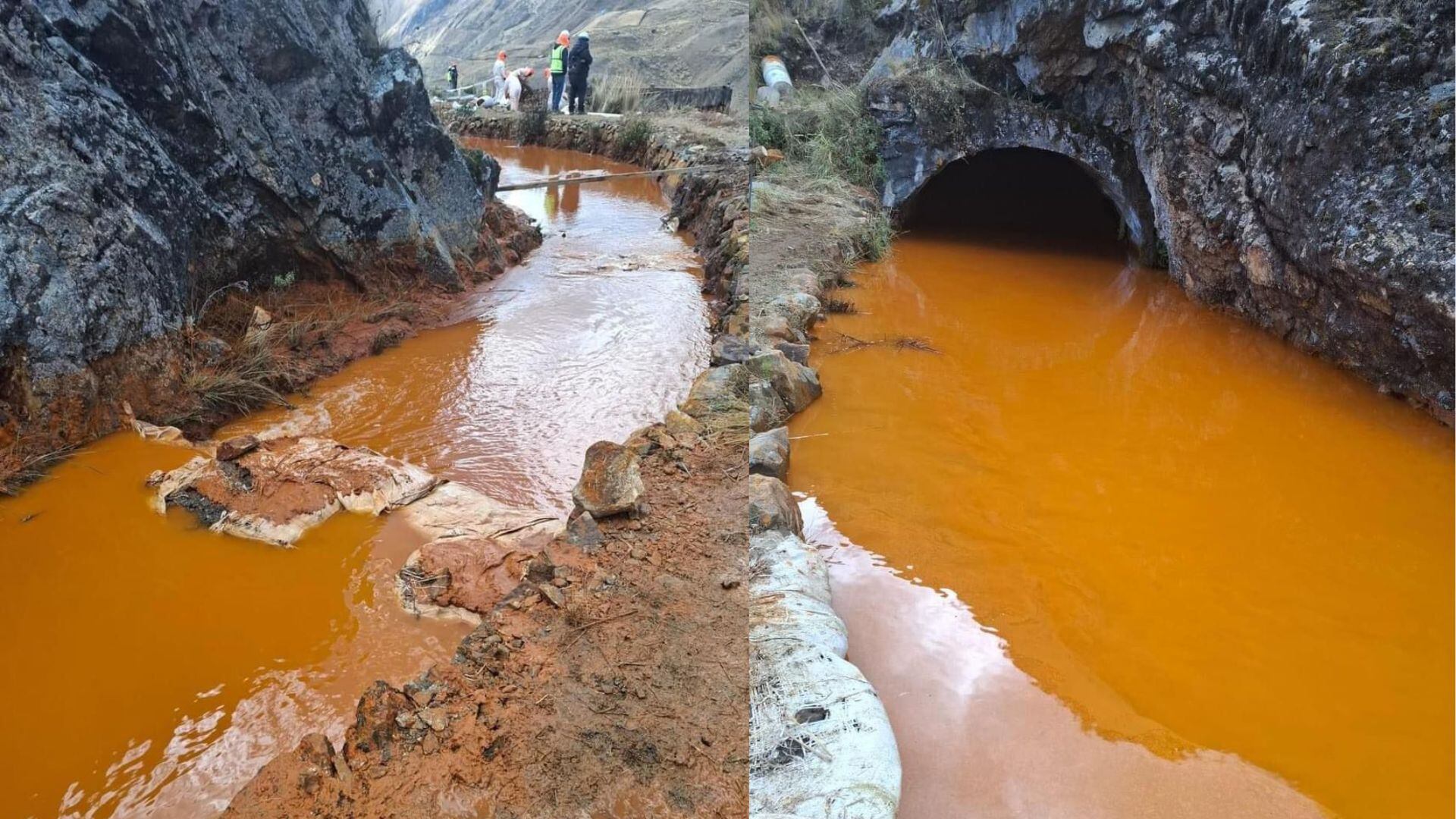 Contaminación en río de Áncash