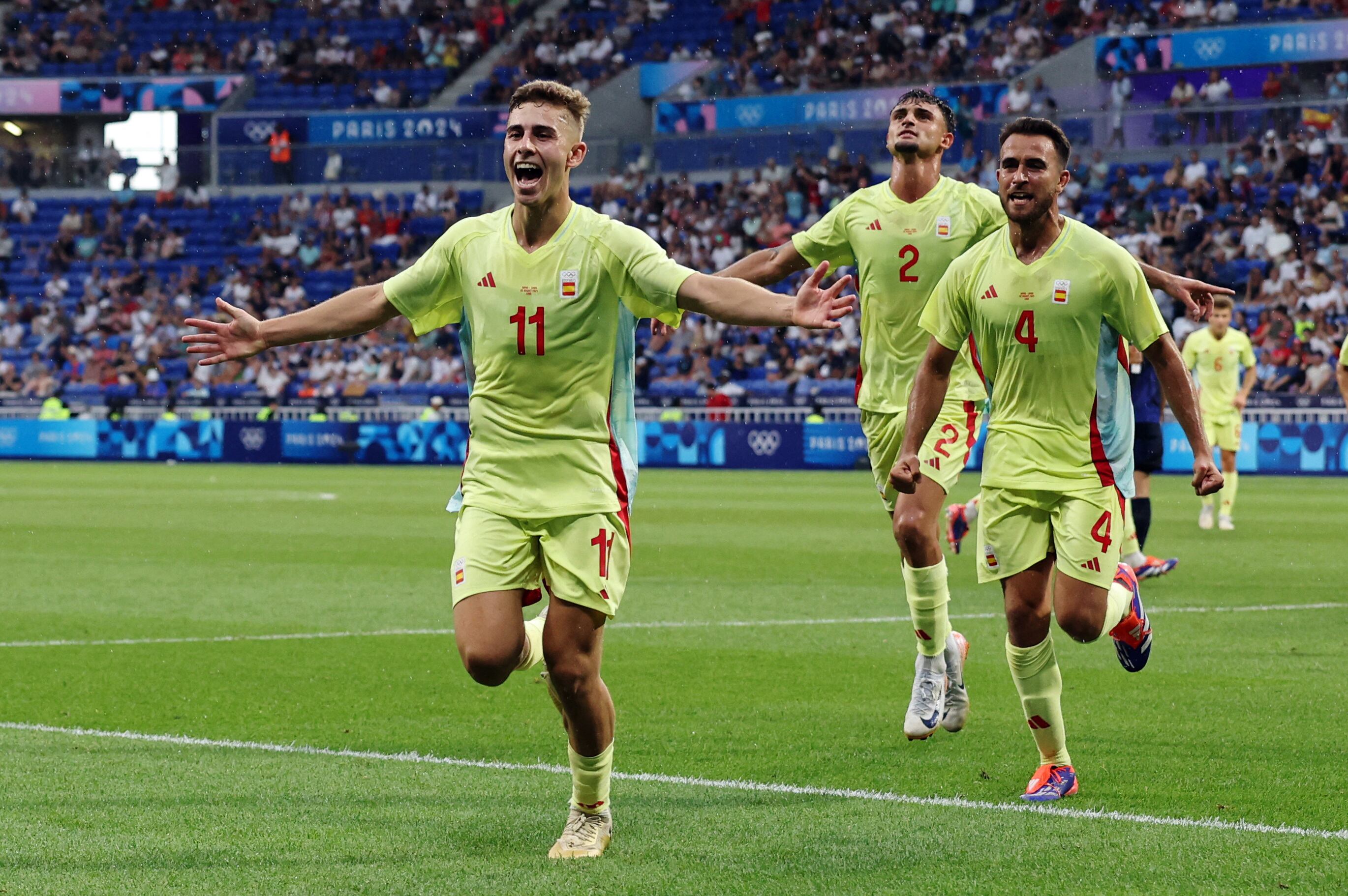 España, a un triunfo de asegurar una medalla en fútbol masculino (REUTERS/Nir Elias)