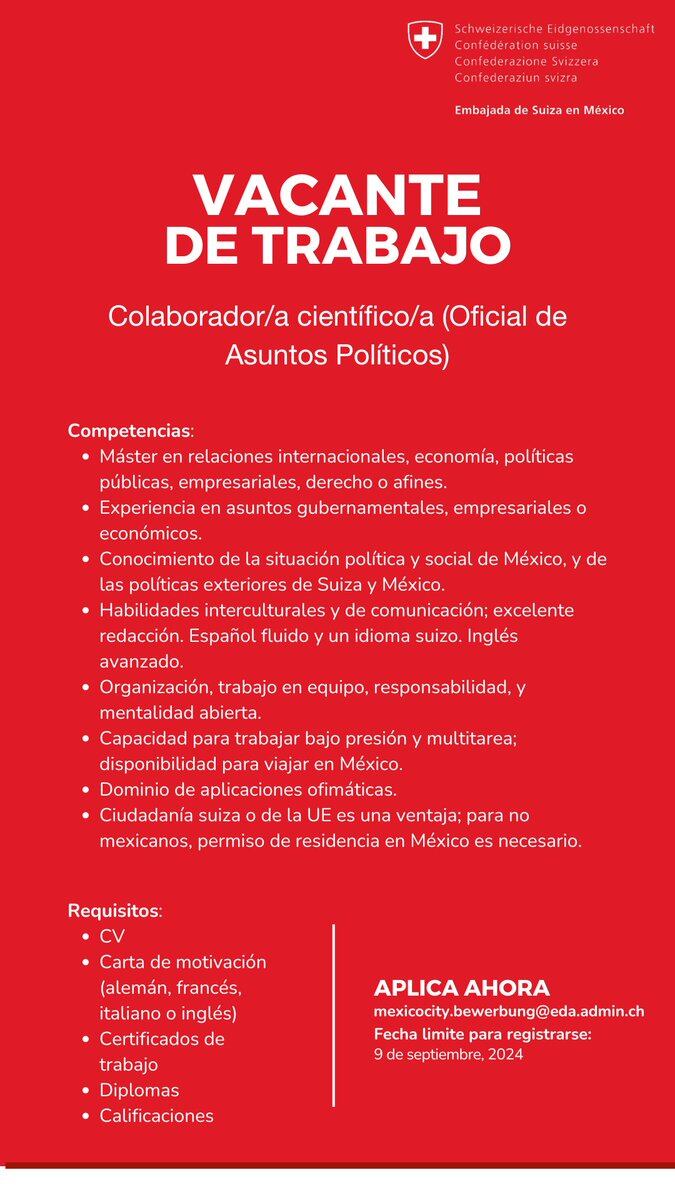 Difunden requisitos