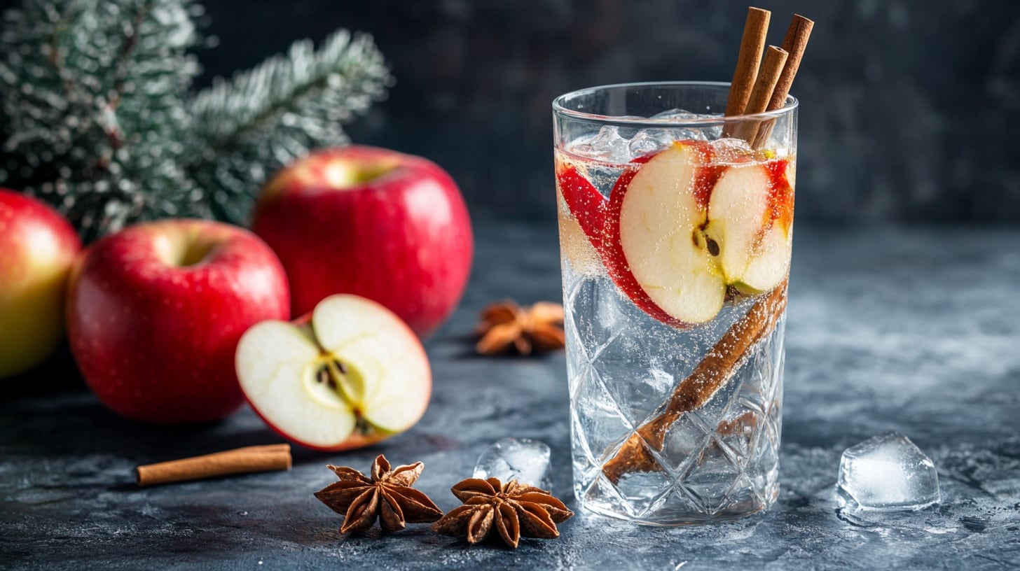 Bebida refrescante de agua con manzana y canela, sabor suave y dulce, opción saludable y natural. - (Imagen Ilustrativa Infobae)