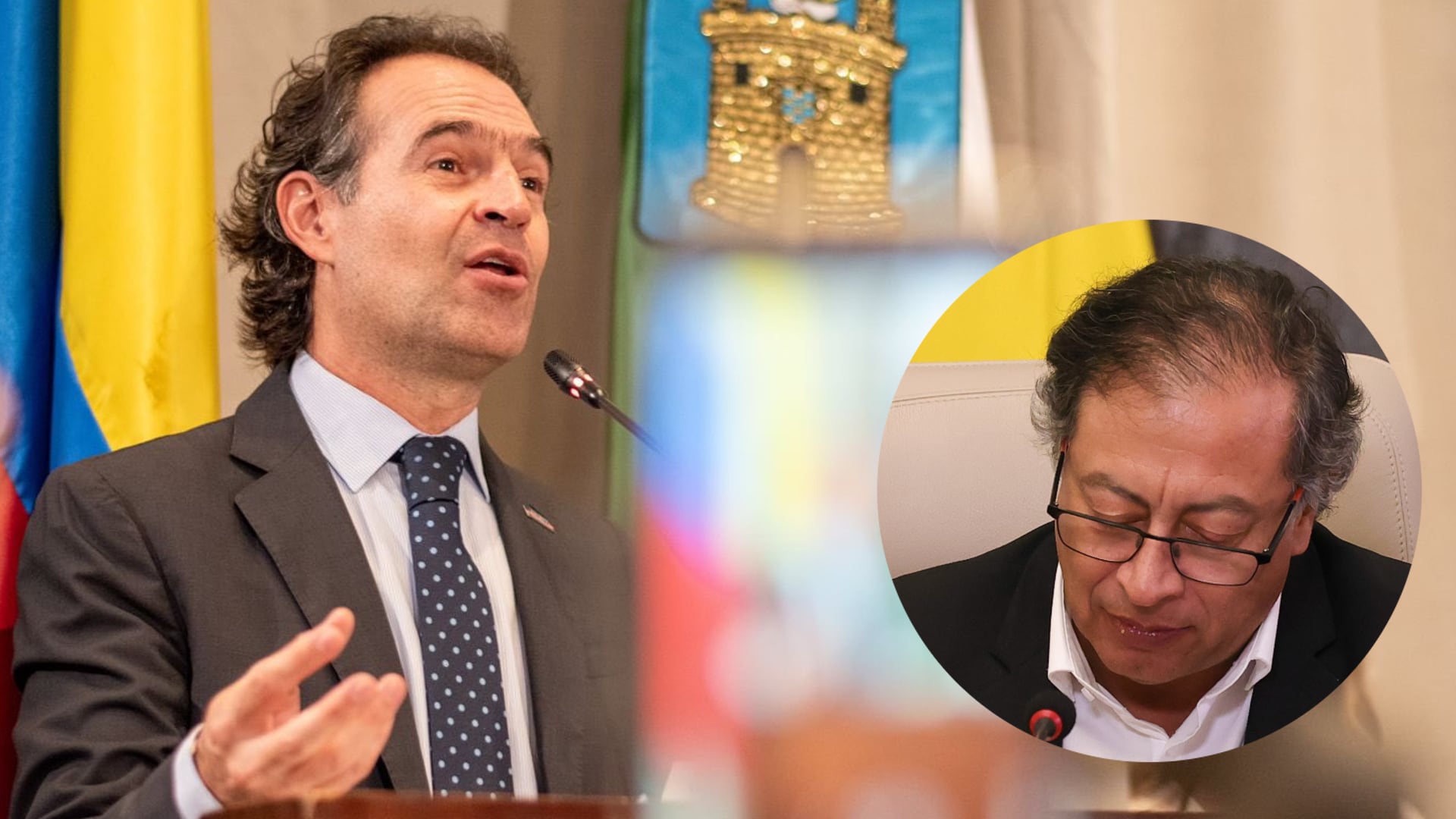 El alcalde Gutiérrez aseguró que Gustavo Petro no tiene en buena consideración a Hidroituango- crédito @FicoGutierrez/X/Presidencia de la República