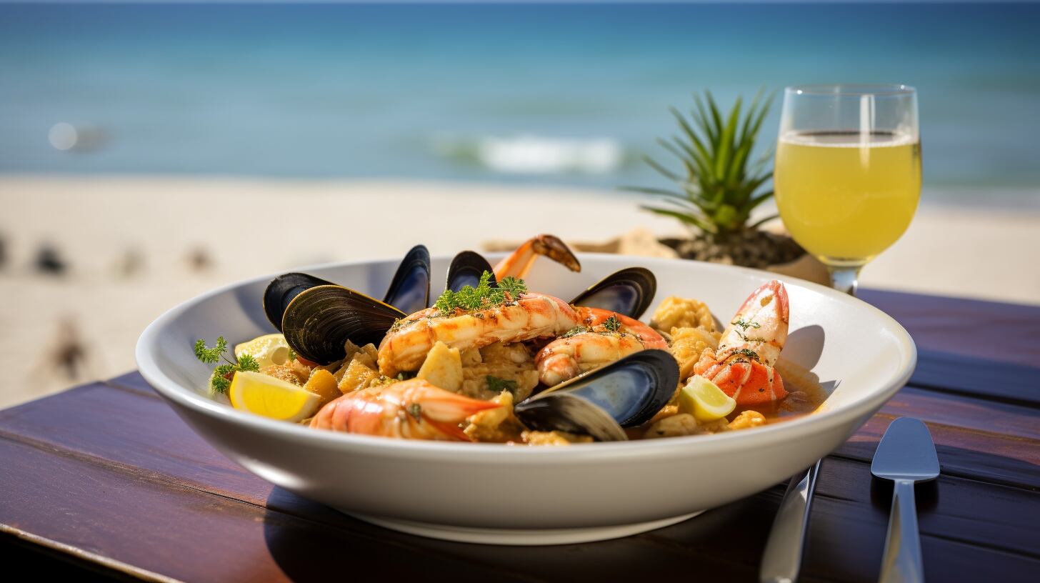 Imagen de un guiso con mariscos y frutos de mar, una deliciosa opción culinaria que combina proteínas y sabores del mar. (Imagen ilustrativa Infobae)