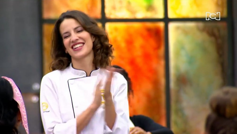 Laura Londoño, la ganadora de la edición española de 'Masterchef Celebrity', visitó a los participantes de la edición colombiana - crédito Canal RCN