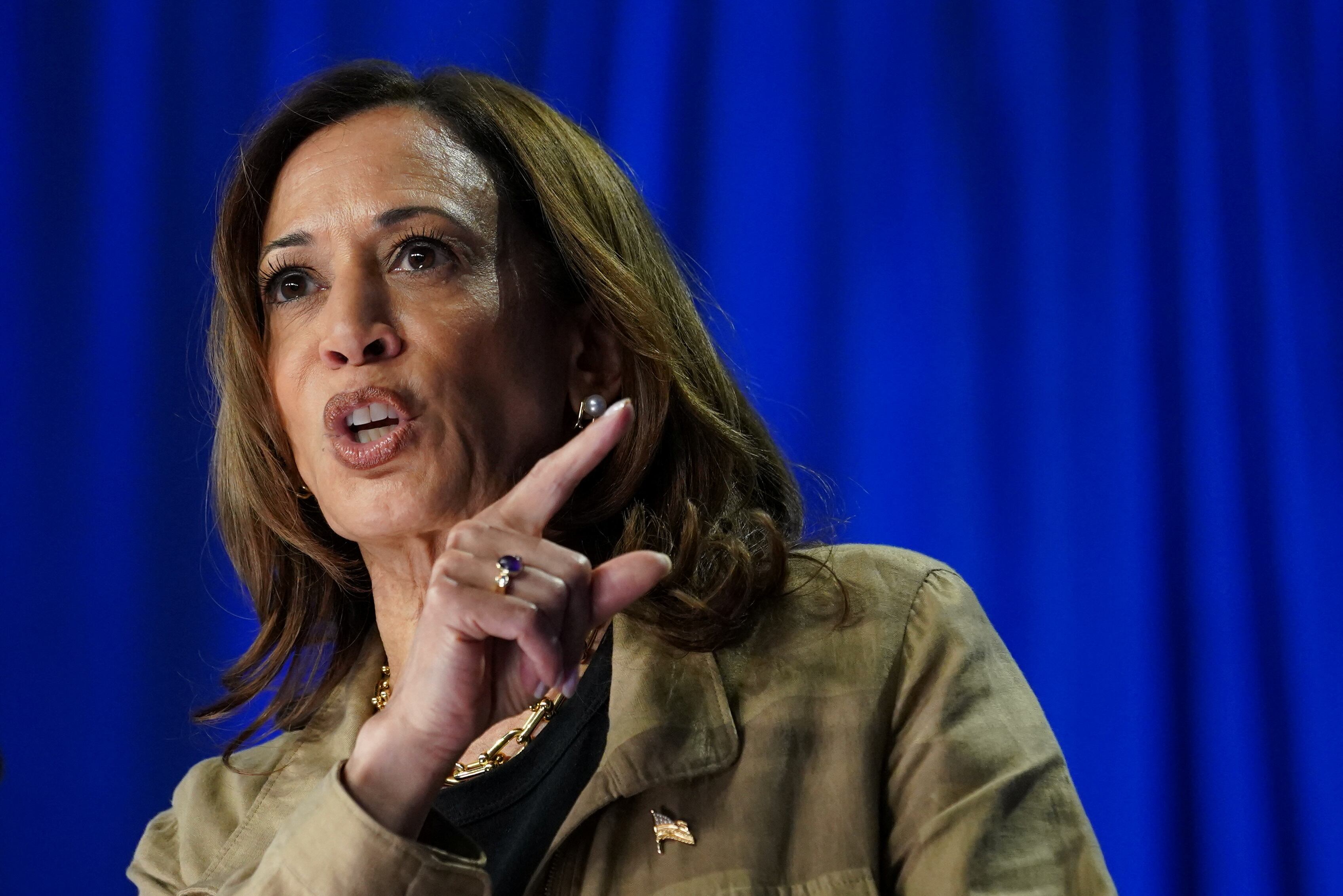 Kamala Harris, vicepresidenta de Estados Unidos (REUTERS/Kevin Lamarque)