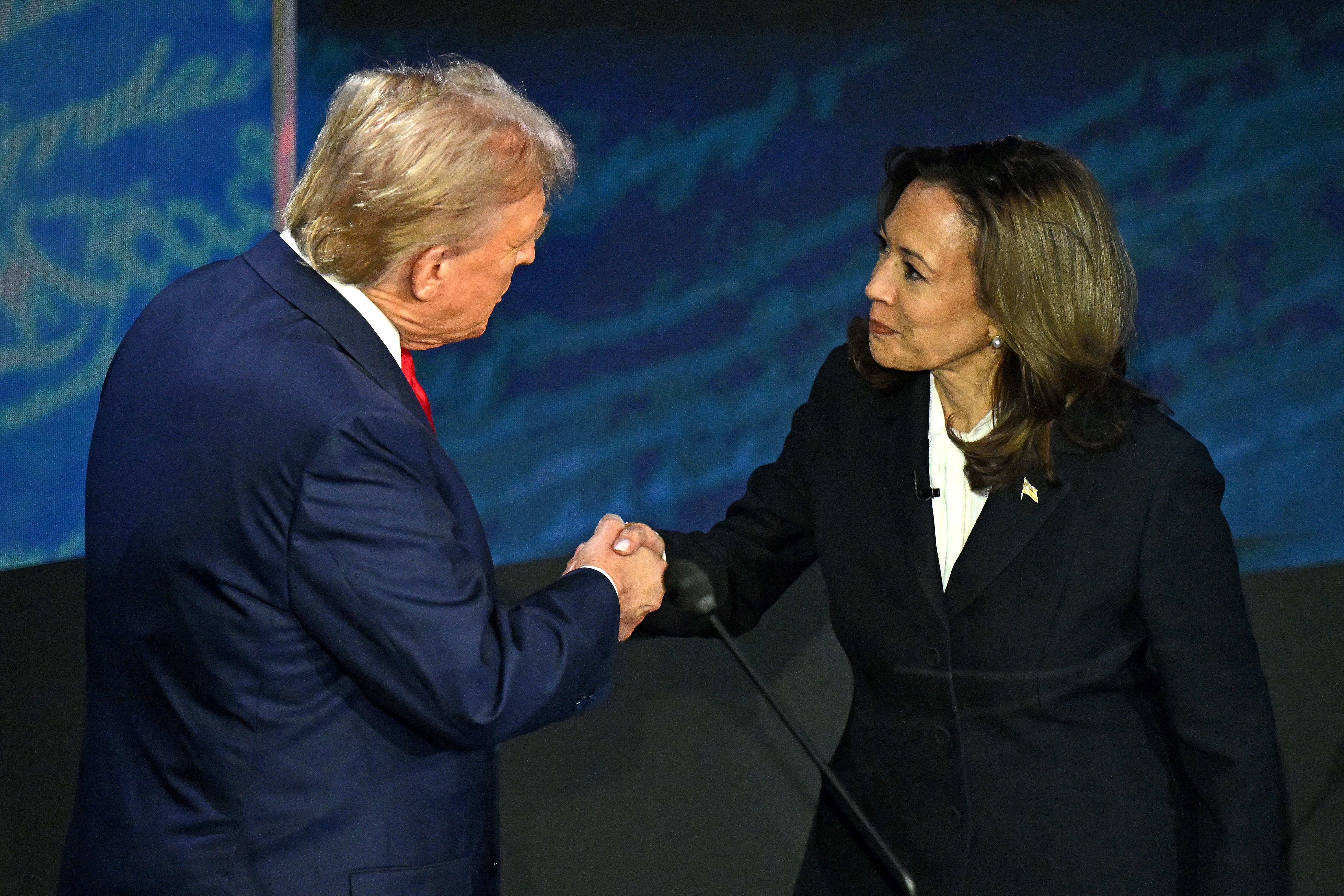 Donald Trump y Kamala Harris debate presidencial