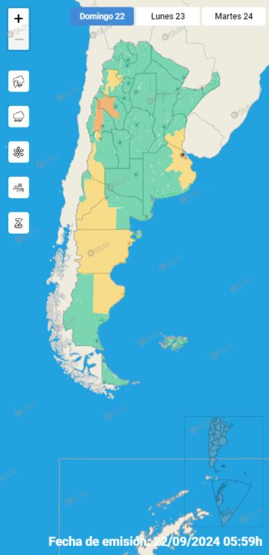 Alertas SMN