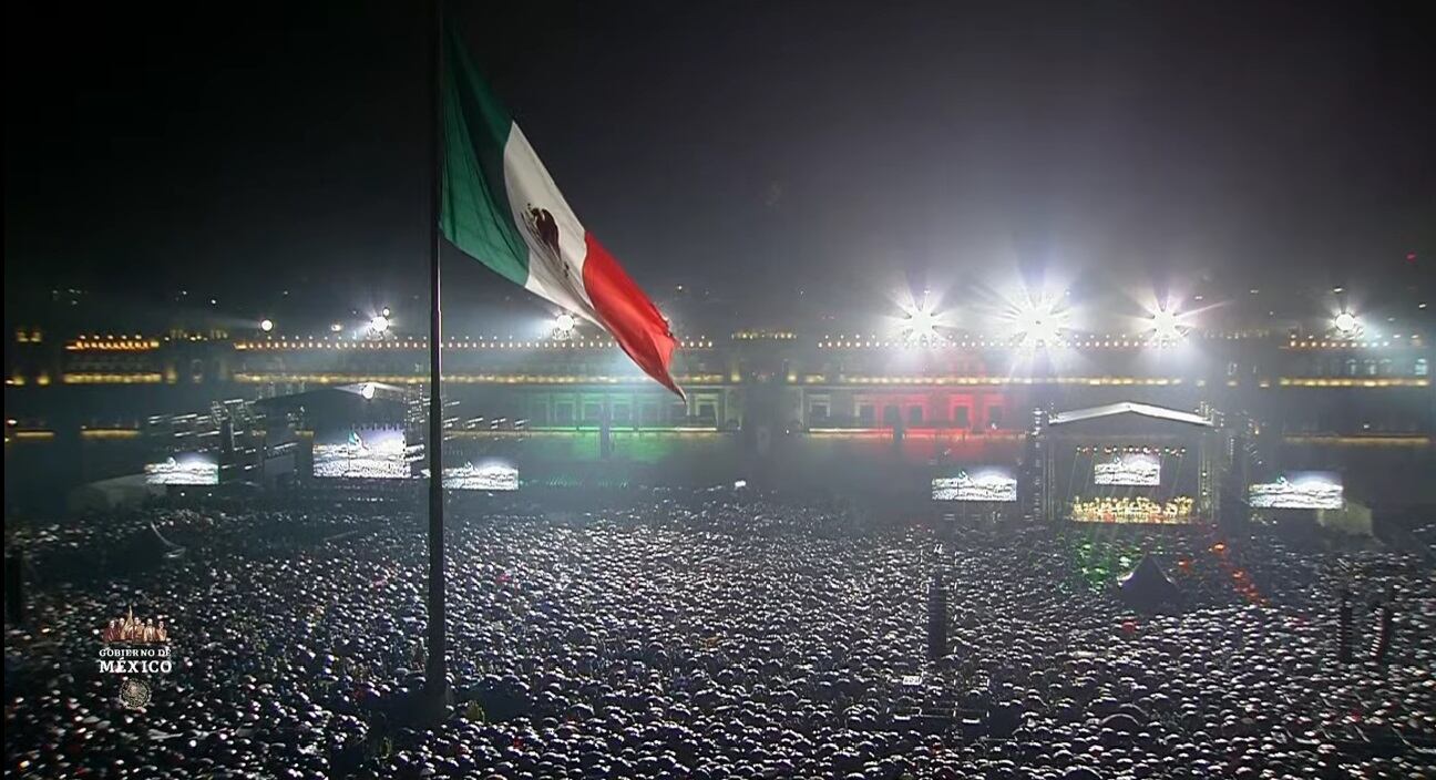 Gobierno de México
Zócalo - Grito Independencia 15 septiembre