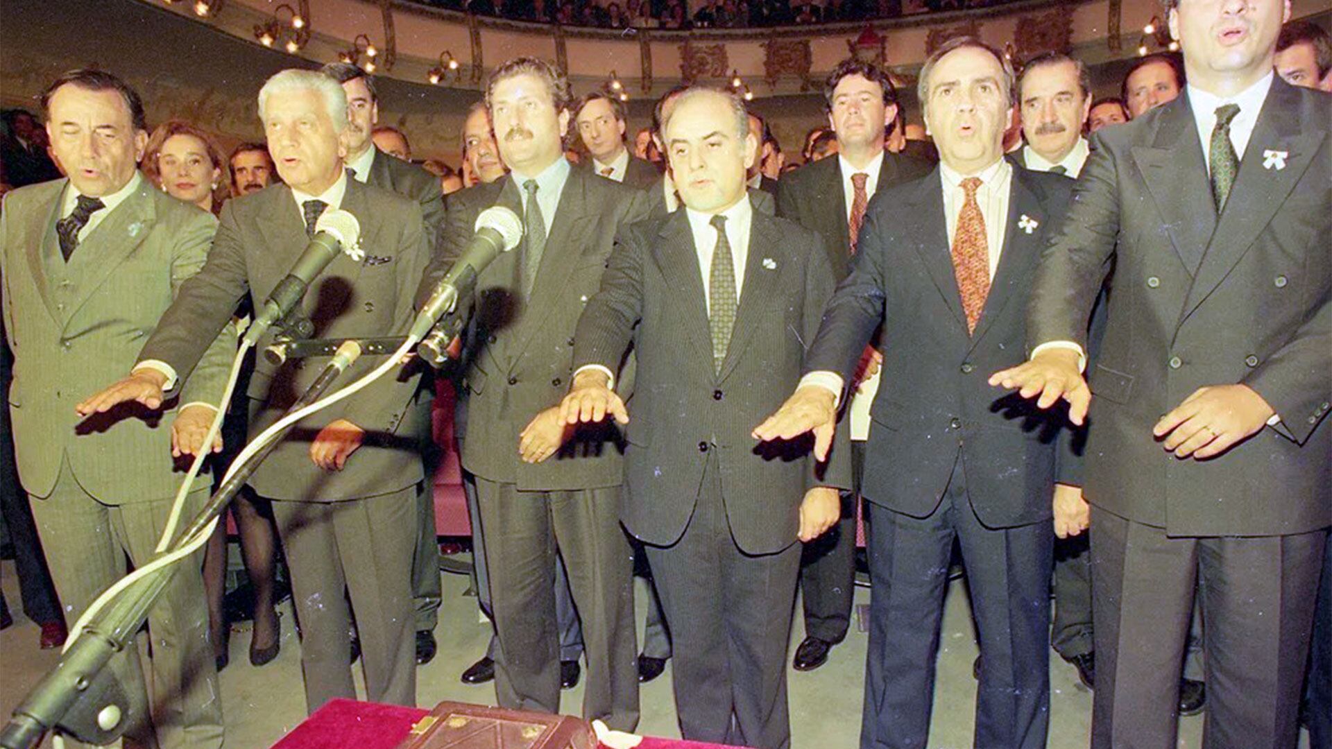 Finalizacion convencion Constituyente de la reforma constitucional de 1994