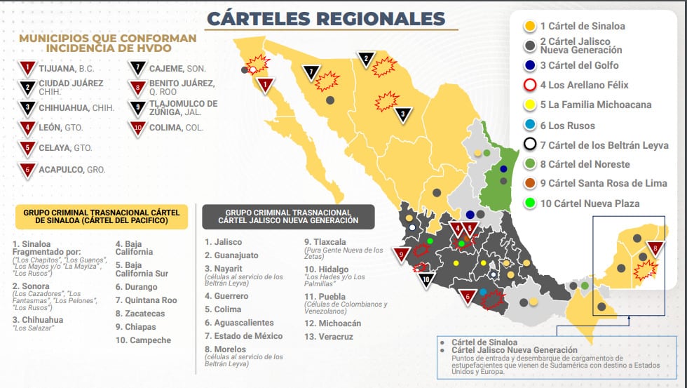 Narcomapa México 2024