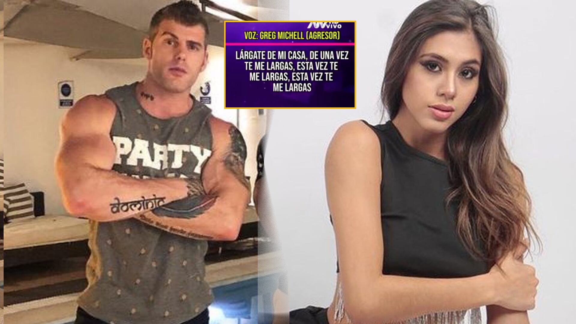 Greg Michel es denunciado por violencia física y psicológica por parte de su pareja. (Captura: Magaly TV La Firme)