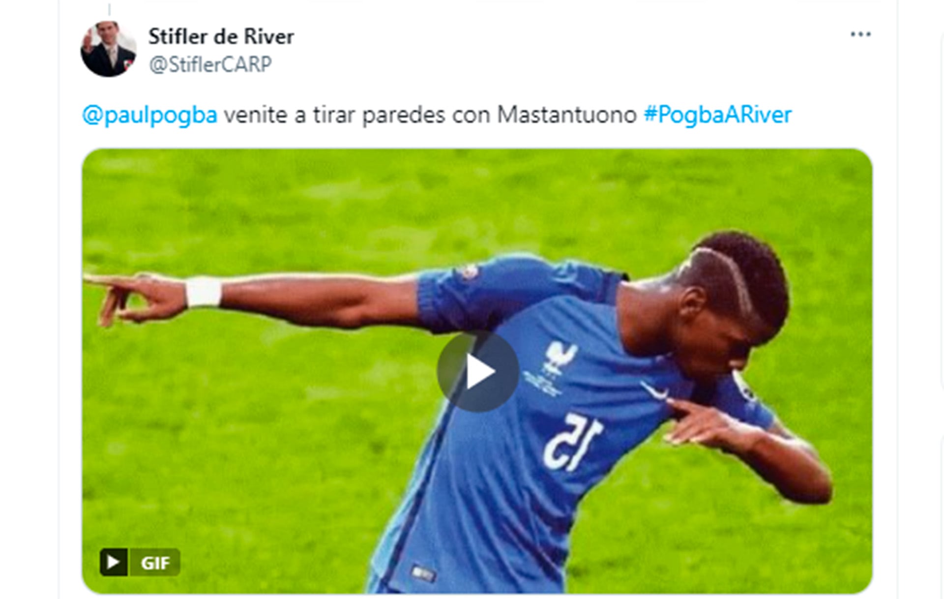 Pogba a River