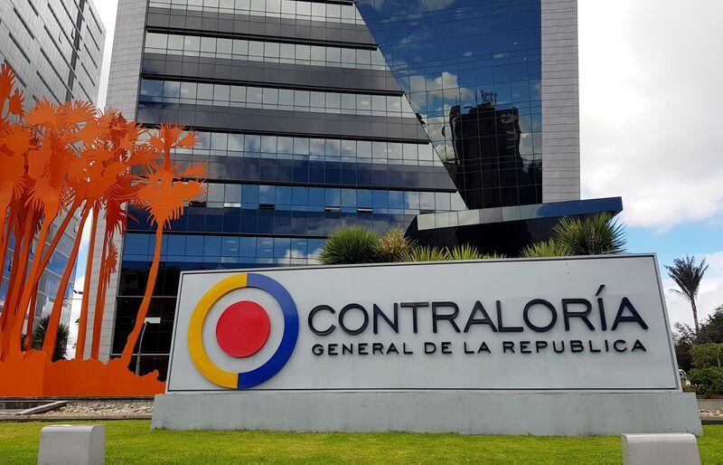 Panorámica del edificio en donde funciona la Contraloría General de Colombia en Bogotá - crédito Luis Jaime Acosta/Reuters