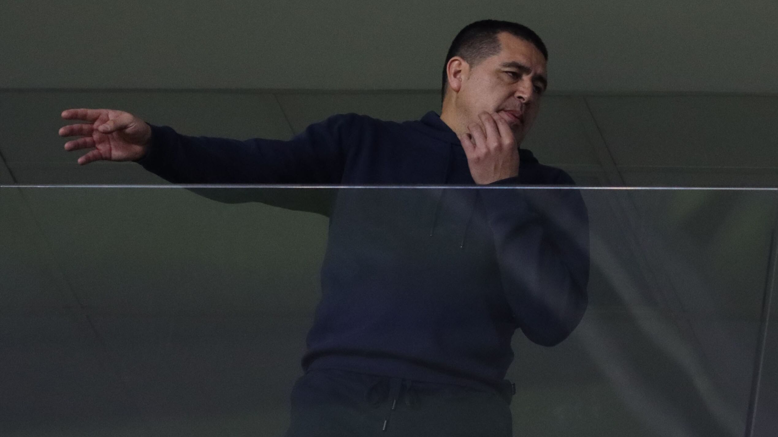 Juan Román Riquelme en Boca-Independiente del Valle