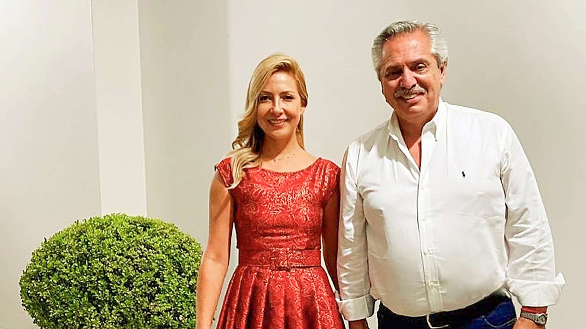 Alberto Fernandez y Fabiola Yañez