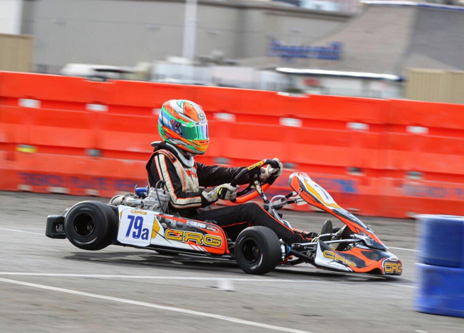 Franco Colapinto en su época del karting siendo piloto oficial CRG SF