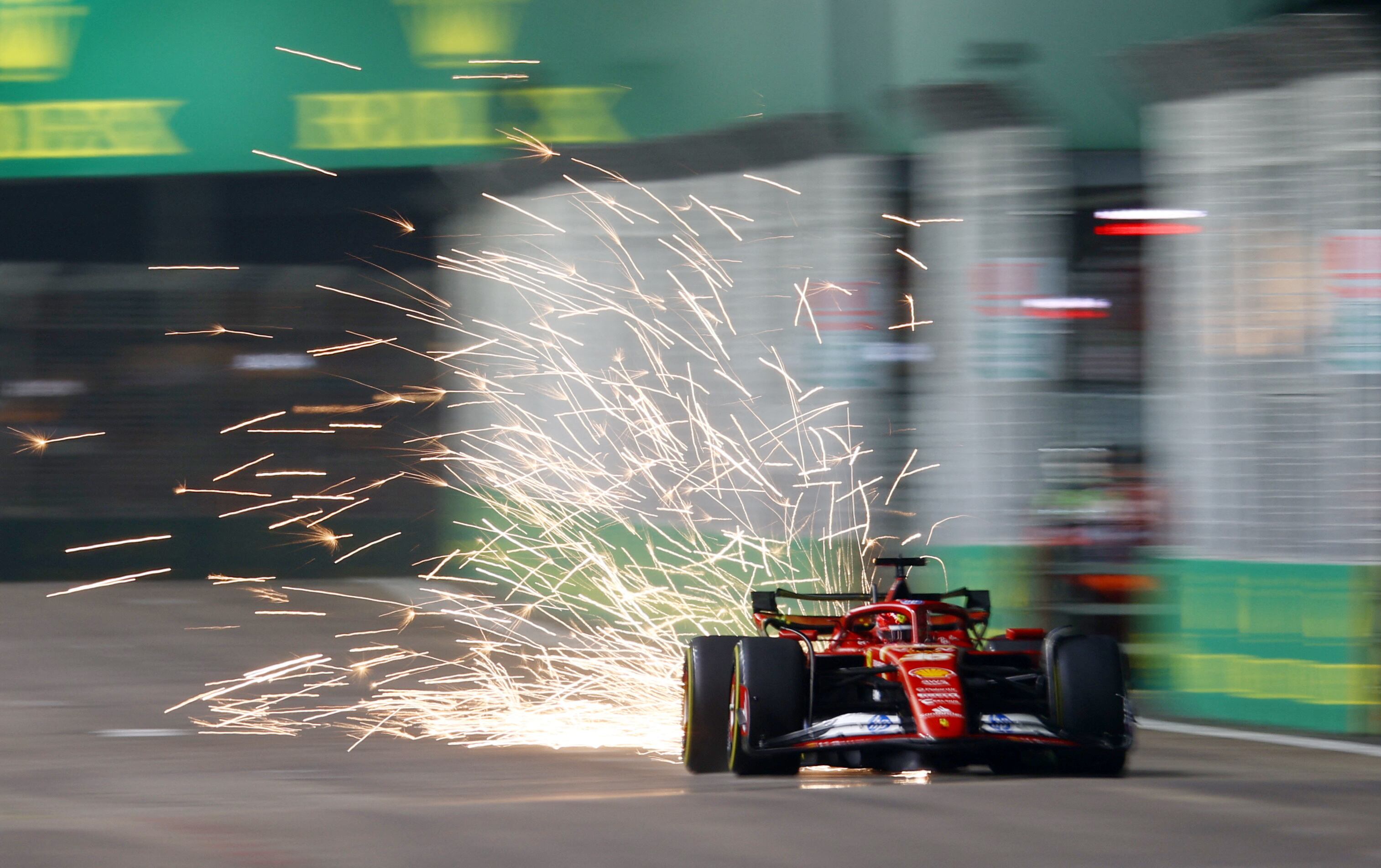 Charles Leclerc, uno de los candidatos a la pole (Foto: Reuters/Edgar Su)