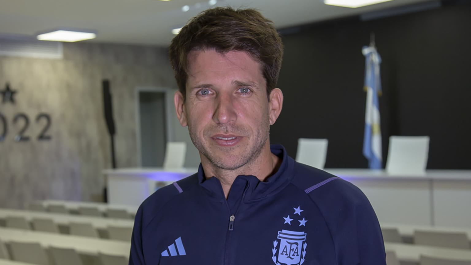 Diego Placente entrenador de la seleccion argentina Sub 17