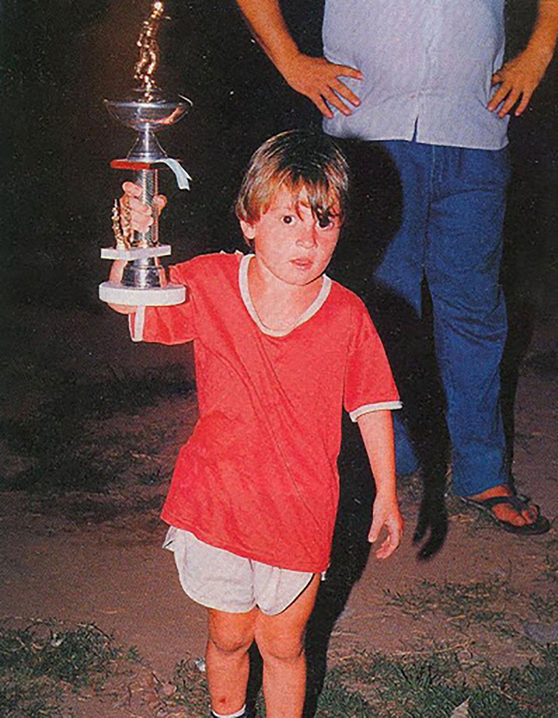 Lionel Messi de niño en Grandoli