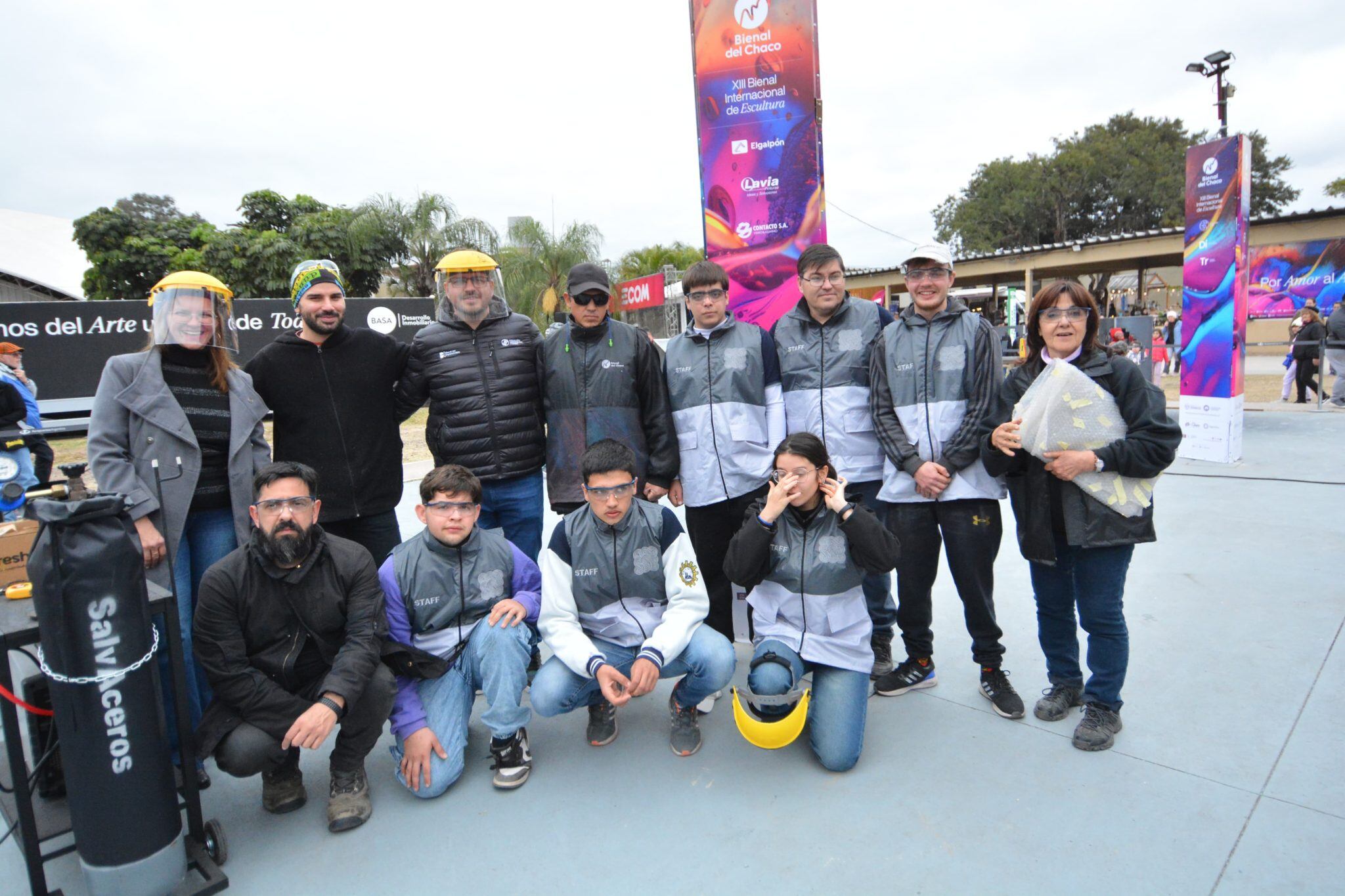 Bienal Chaco Josese y Mimo Eidman y escultores