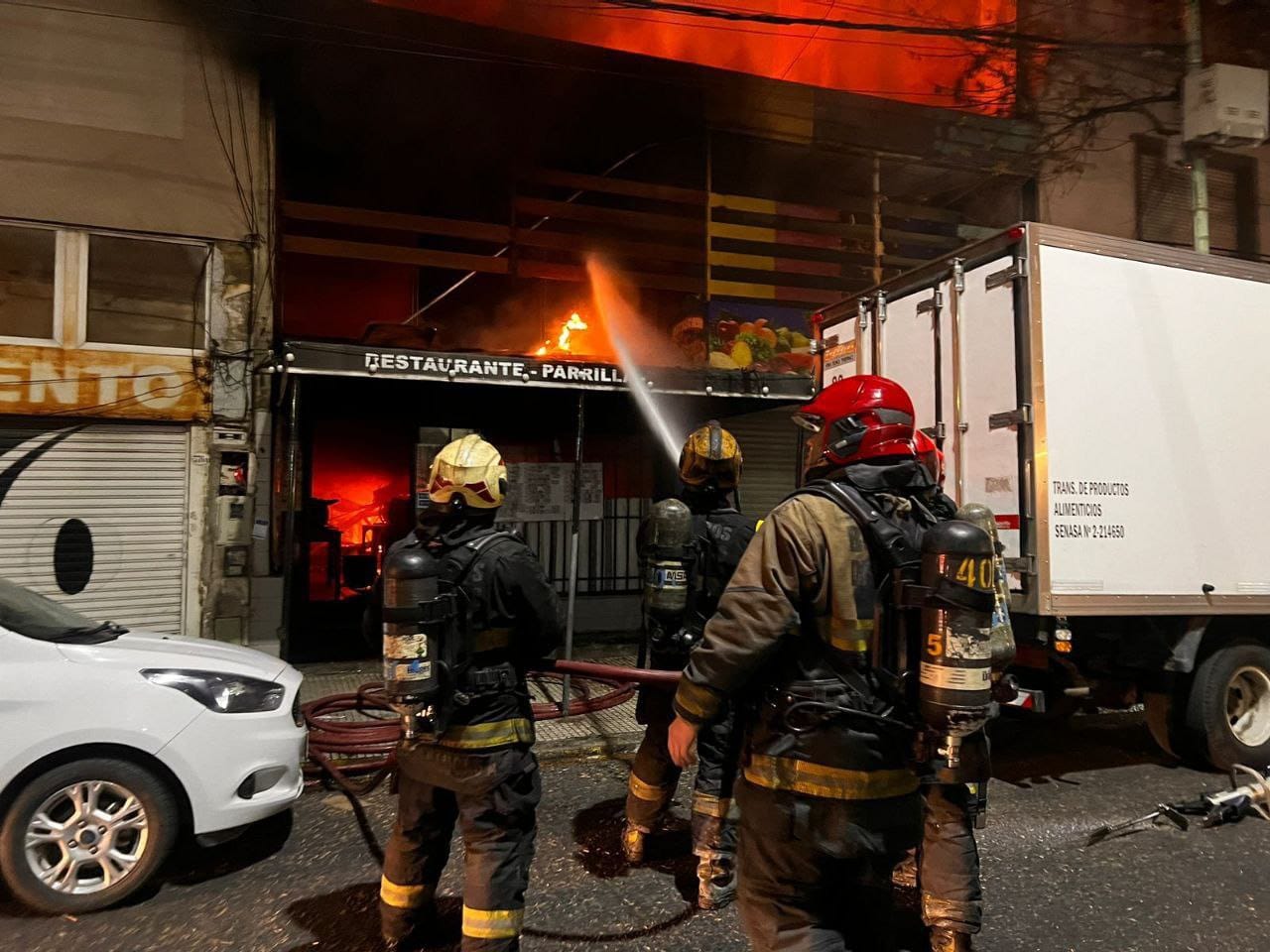 Incendio en una pizzería en Almagro