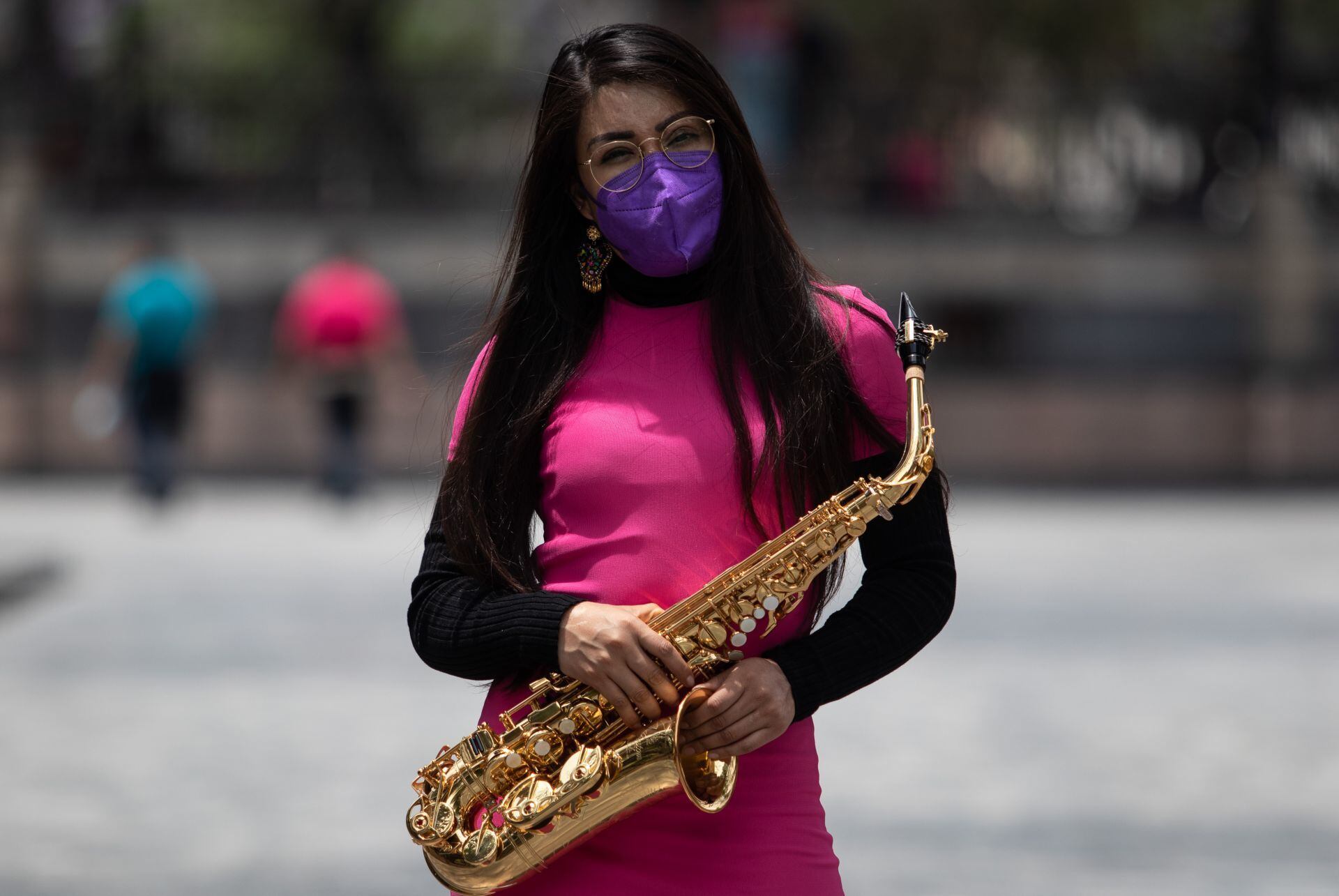 La saxofonista fue víctima de un intento de feminicidio con ácido en 2019. (ANDREA MURCIA /CUARTOSCURO)