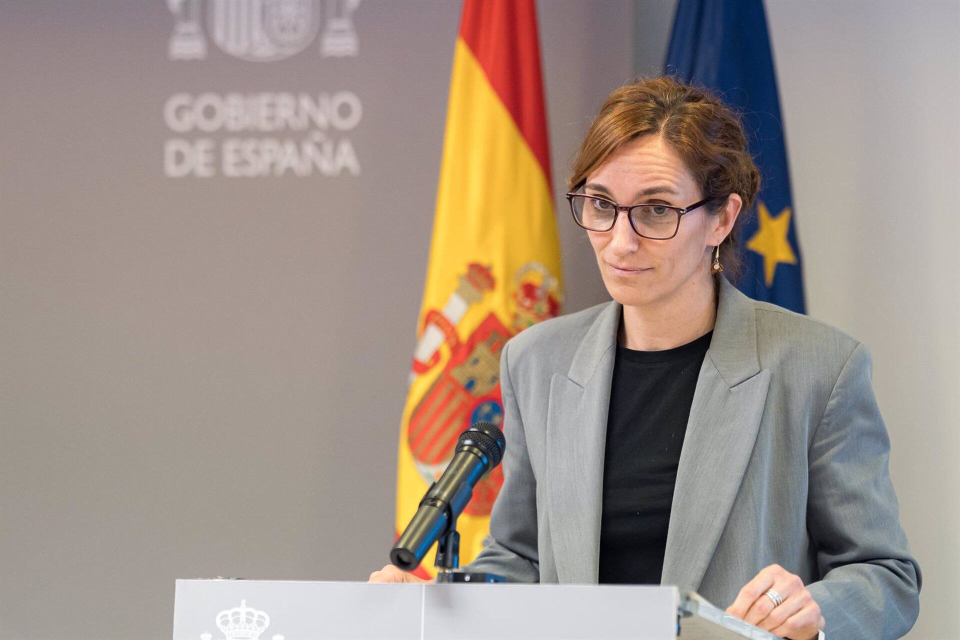 Imagen de archivo: La ministra de Sanidad, Mónica García, ofrece una rueda de prensa tras el pleno del Consejo Interterritorial del Sistema Nacional de Salud (CISNS), en la sede del Ministerio, a 14 de junio de 2024, en Madrid (España). (Diego Radamés/Europa Press)