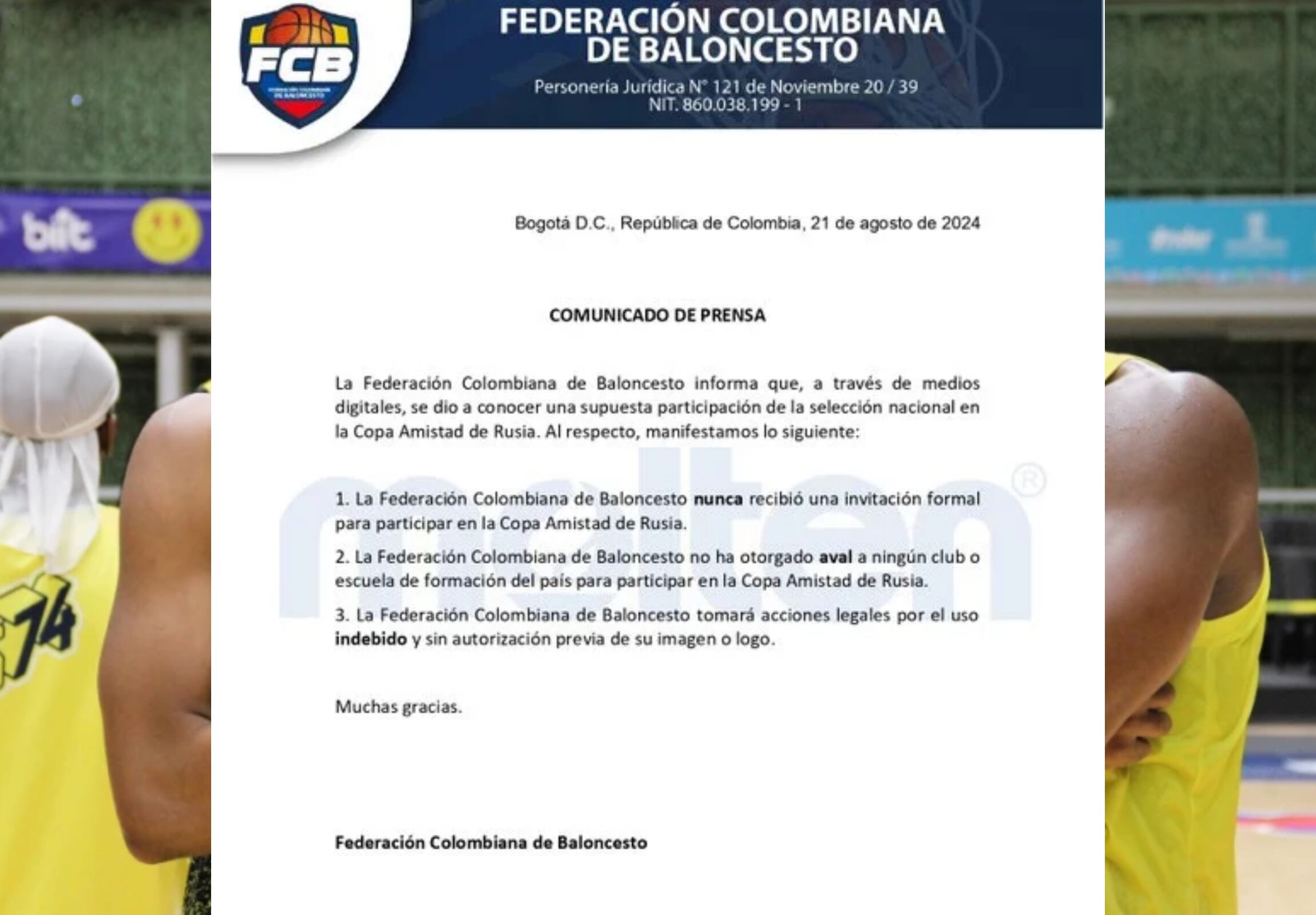 Federación Colombiana de Baloncesto