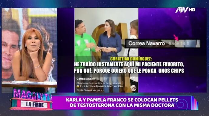 Magaly TV La Firme. (Captura de ATV)