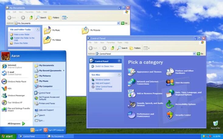 Escritorio de Windows XP