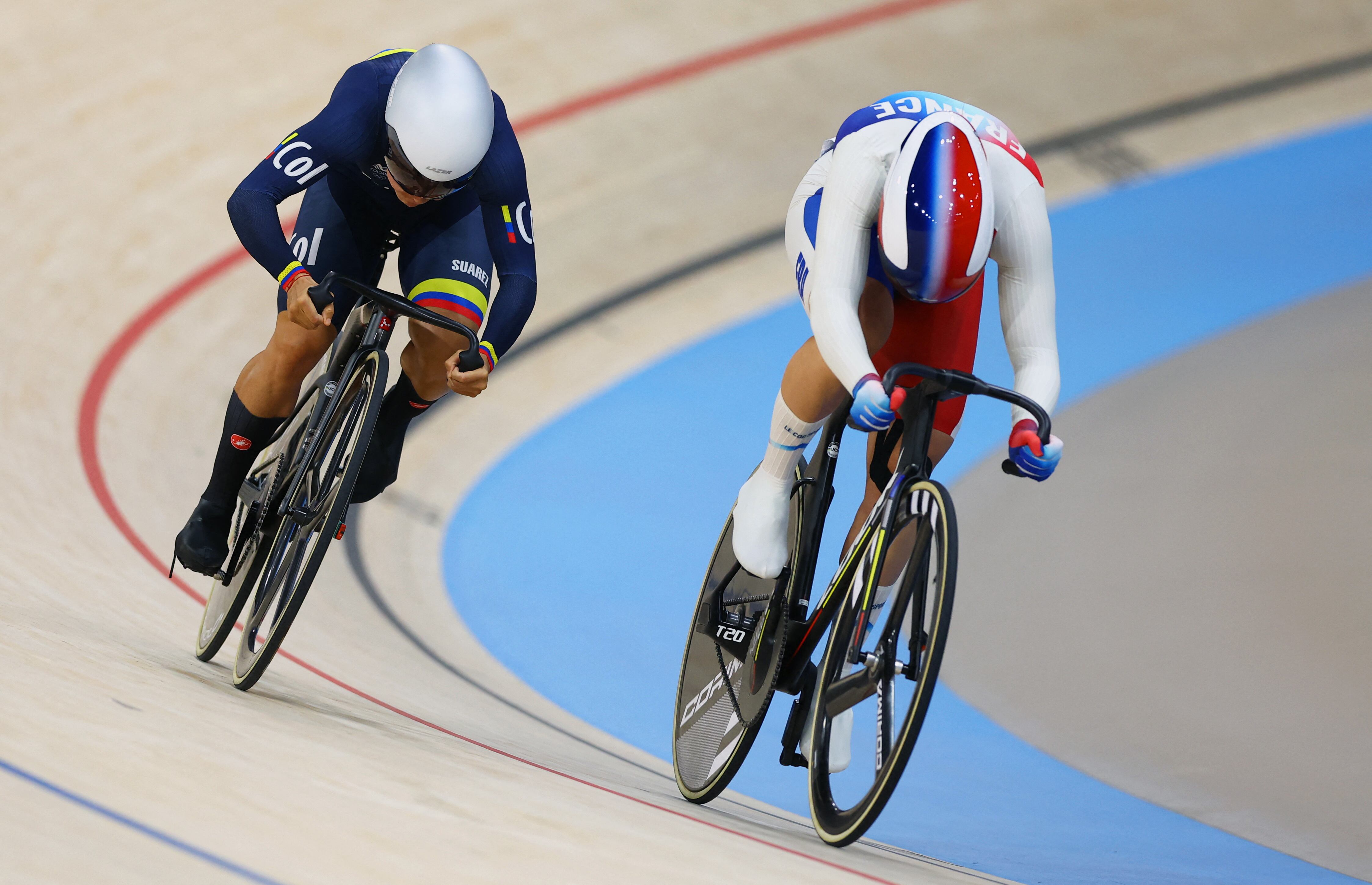 Martha Bayona en competencia en ómnium en París 2024-crédito Matthew Childs / REUTERS 