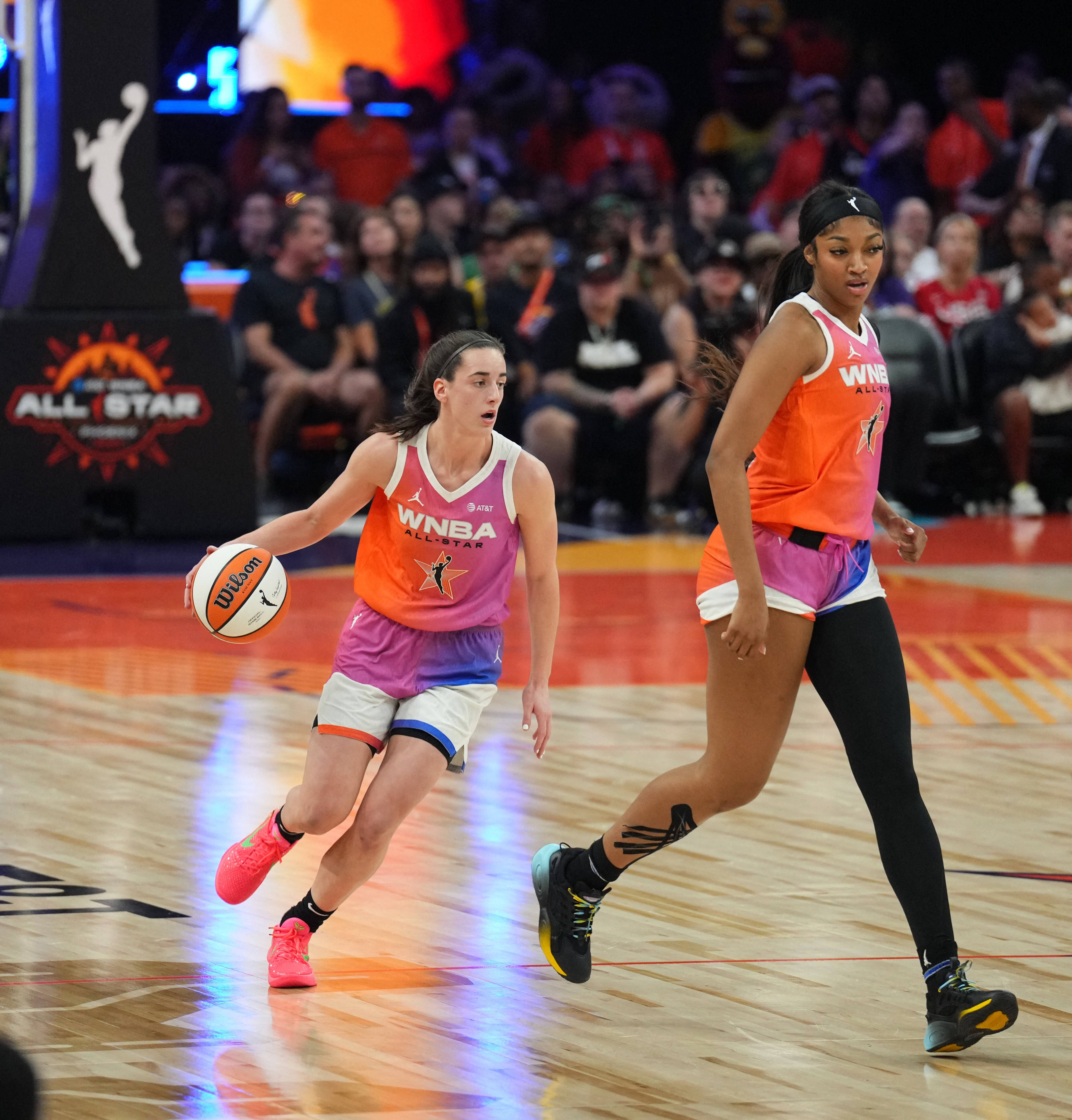 Clark durante el Juego All Star de la WNBA en Footprint Center, en julio pasado (Foto Joe Camporeale-USA TODAY Sports)