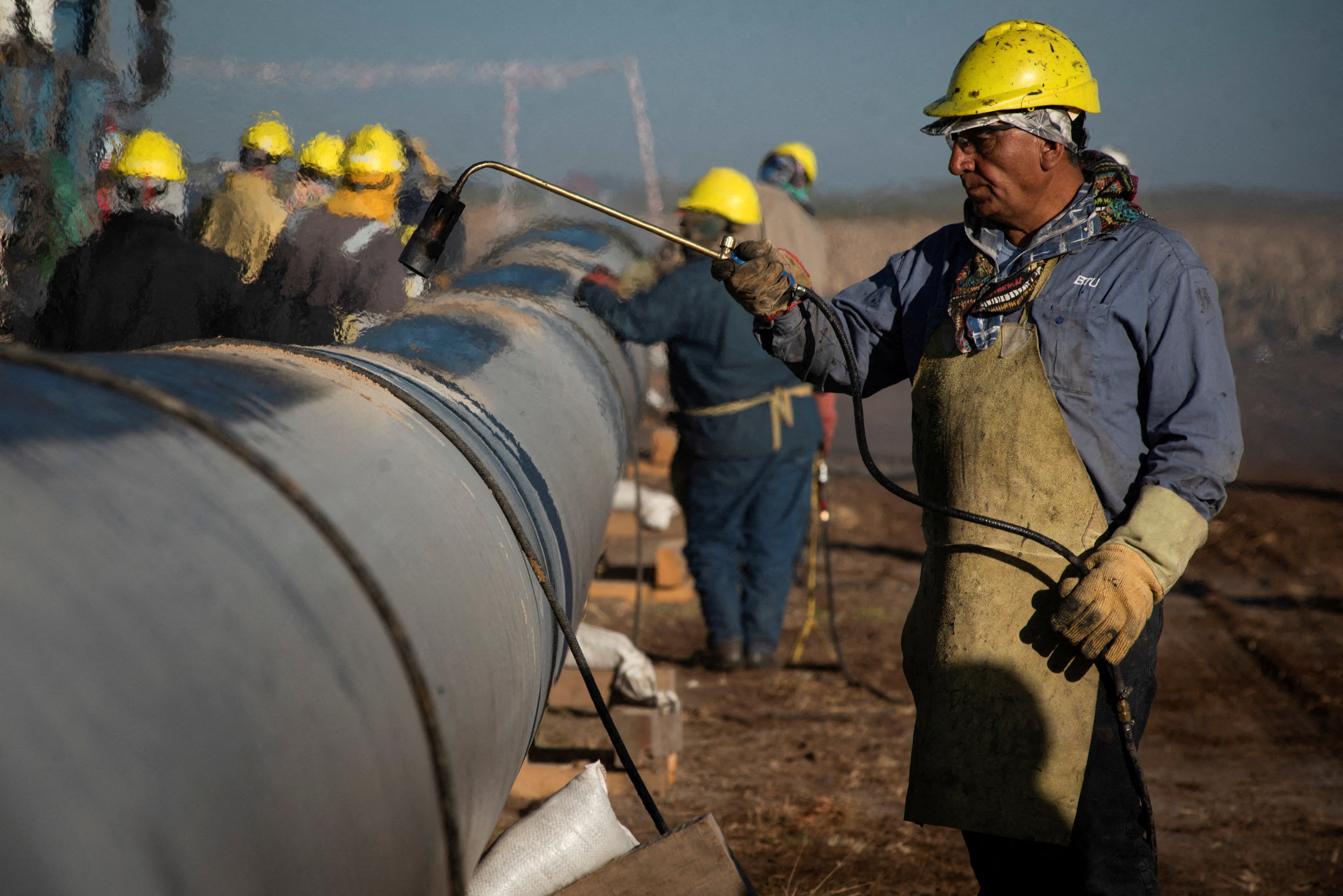 El gasoducto Néstor Kirchner fue clave para el superávit energético. REUTERS/Martin Cossarini/File Photo