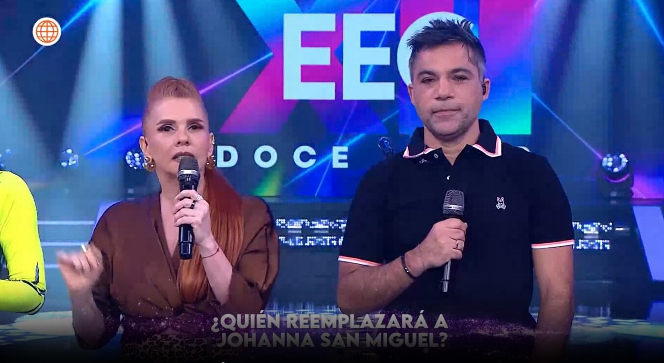 Johanna San Miguel lanza advertencia a Renzo Schuller: “Quiero ver tu cara cuando entre Gian Piero, no conoces a Peter Fajardo” . (Captura: Esto es Guerra)