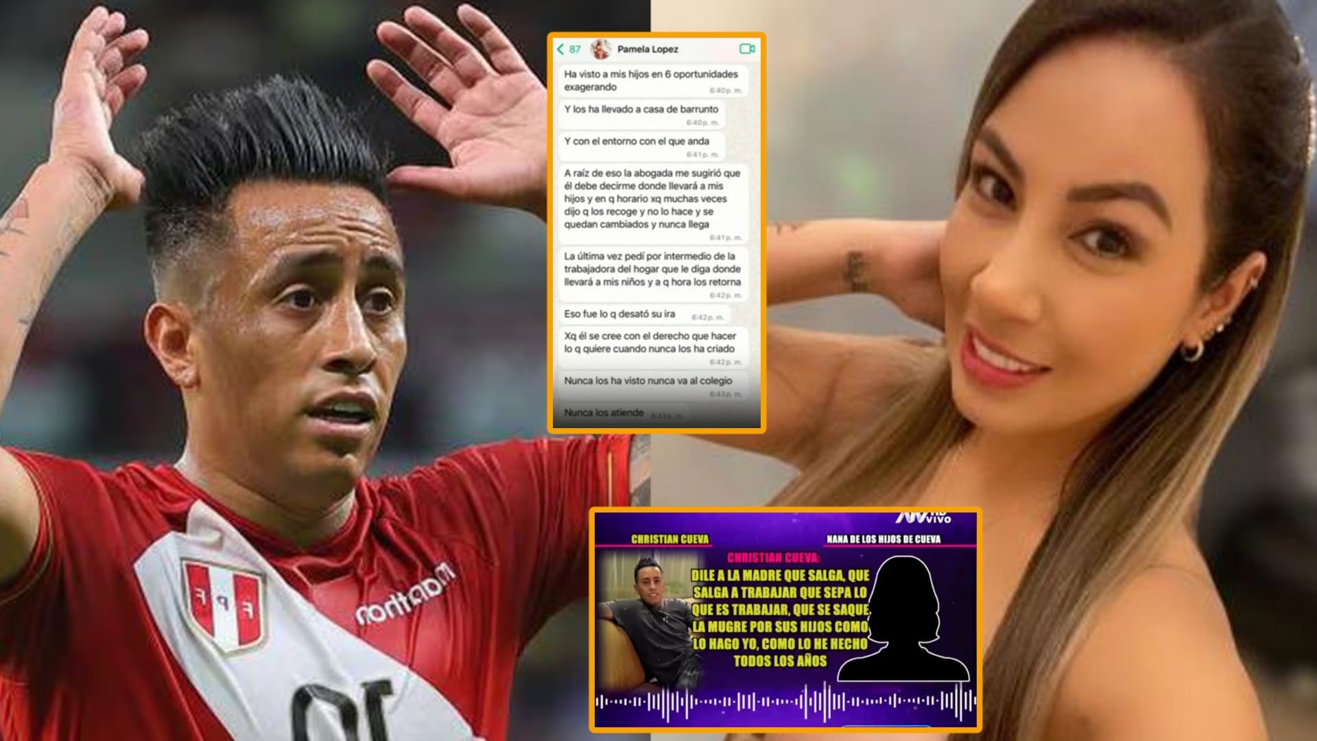 Pamela López a Christian Cueva: “Su romance me tiene sin cuidado, pero que no le dé a mis hijos es terrible”. (Captura: Magaly TV La Firme)