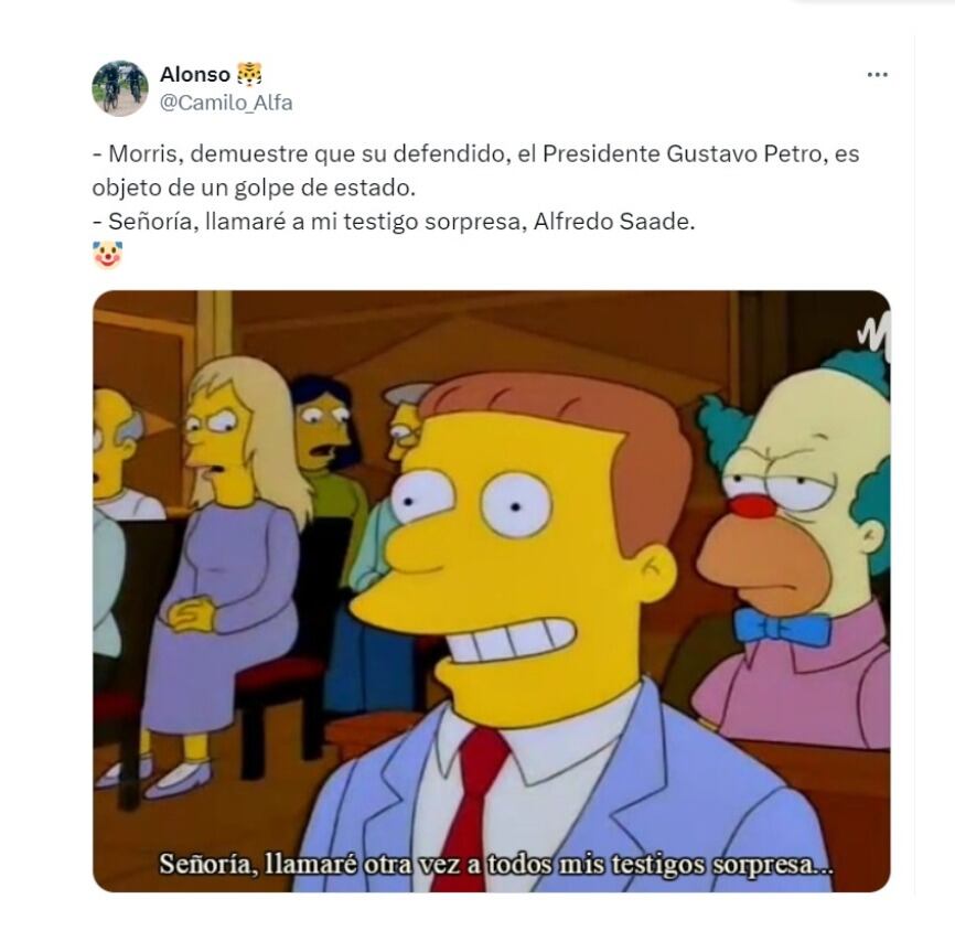 Personaje de Los Simpson fue comparado con Hollman Morris