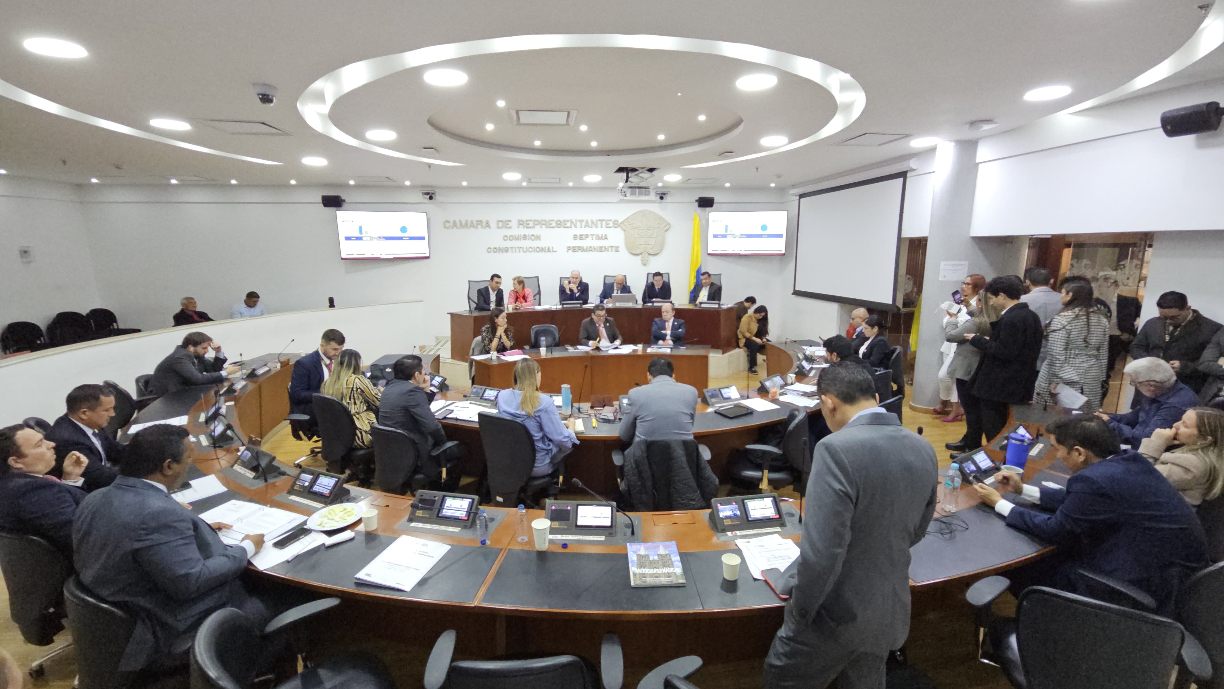 Durante una intervención en la Comisión Séptima del Senado de la República, el presidente de Colpensiones, Jaime Dussán, presentó las acciones institucionales para la implementación de la reforma pensional - crédito Colpensiones