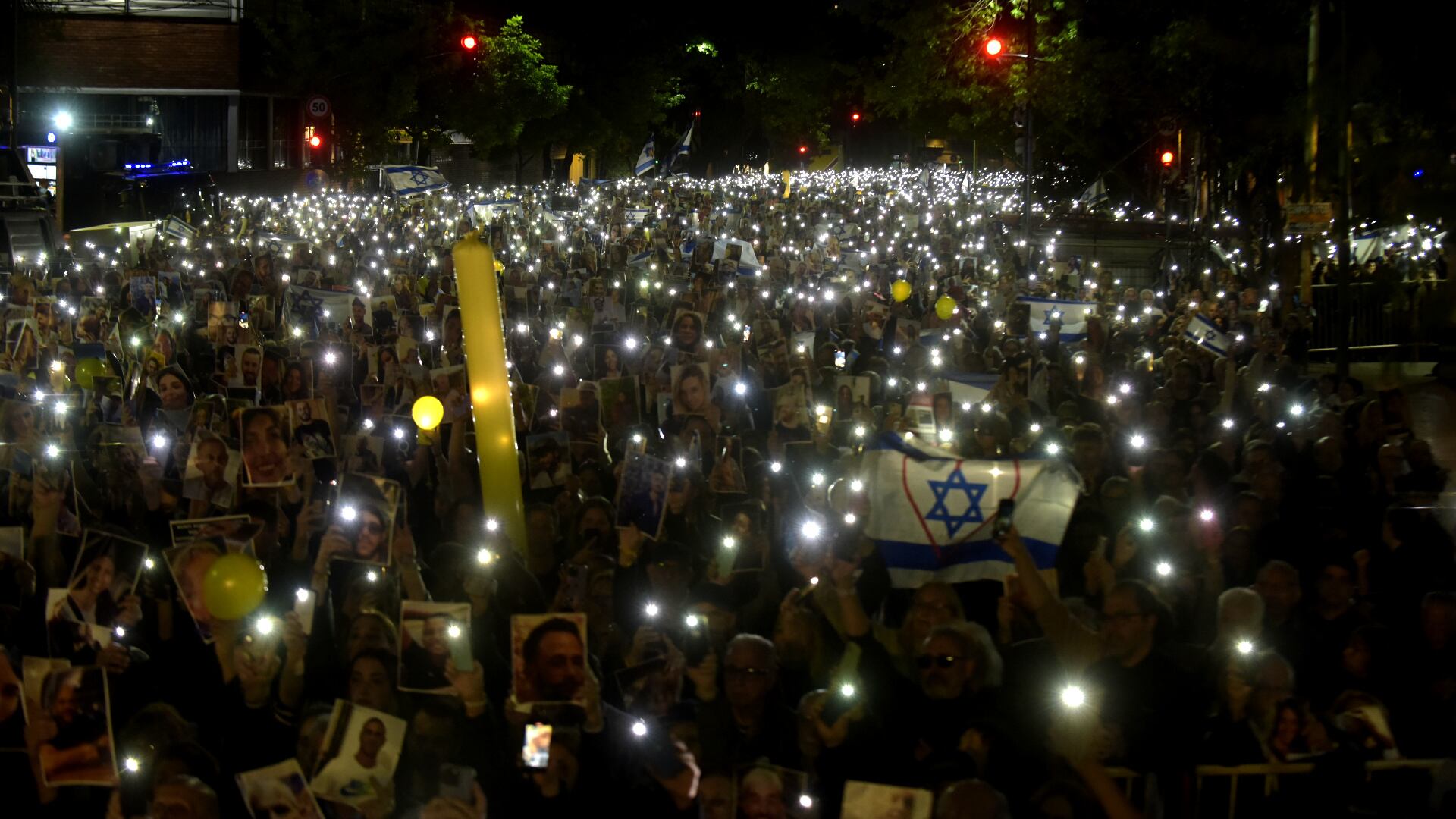 Acto en Buenos Aires aniversario 7 de octubre Israel