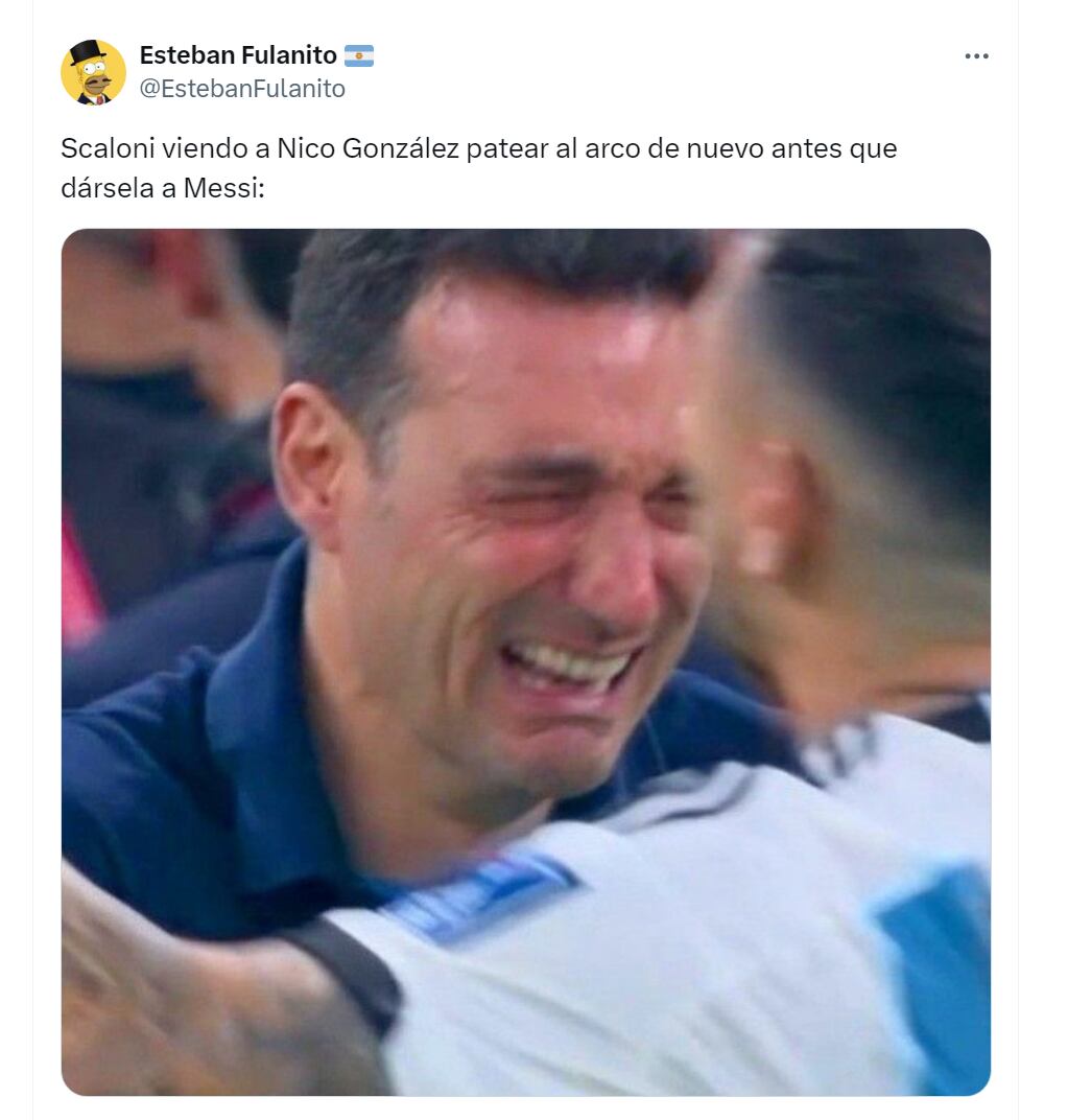 Los memes de Argentina ante Guatemala